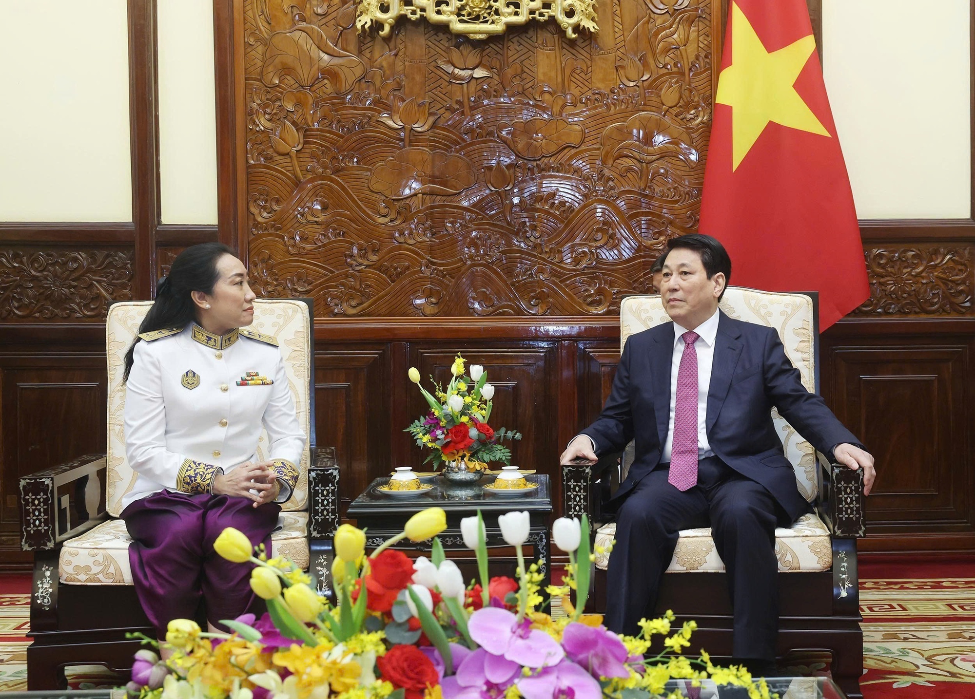 Chủ tịch nước Lương Cường tiếp c&aacute;c Đại sứ tr&igrave;nh quốc thư tại VN năm 2026 - Ảnh 1.