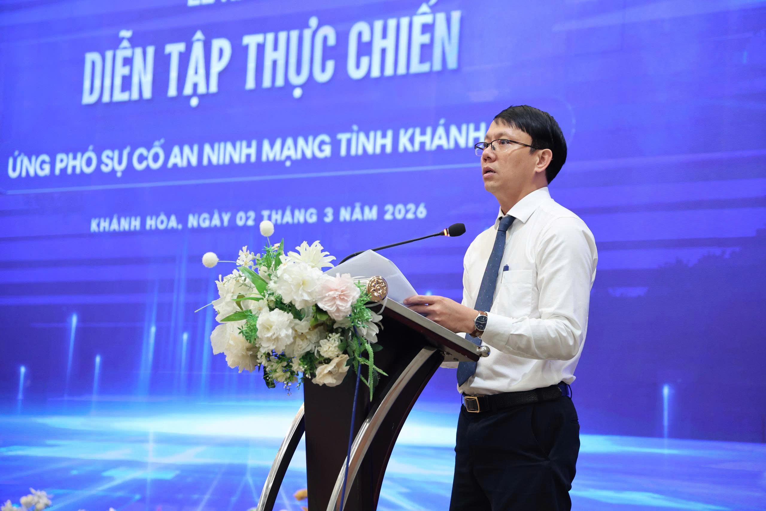 Khai mạc diễn tập thực chiến ứng phó sự cố an ninh mạng tỉnh Khánh Hòa   - Ảnh 2.