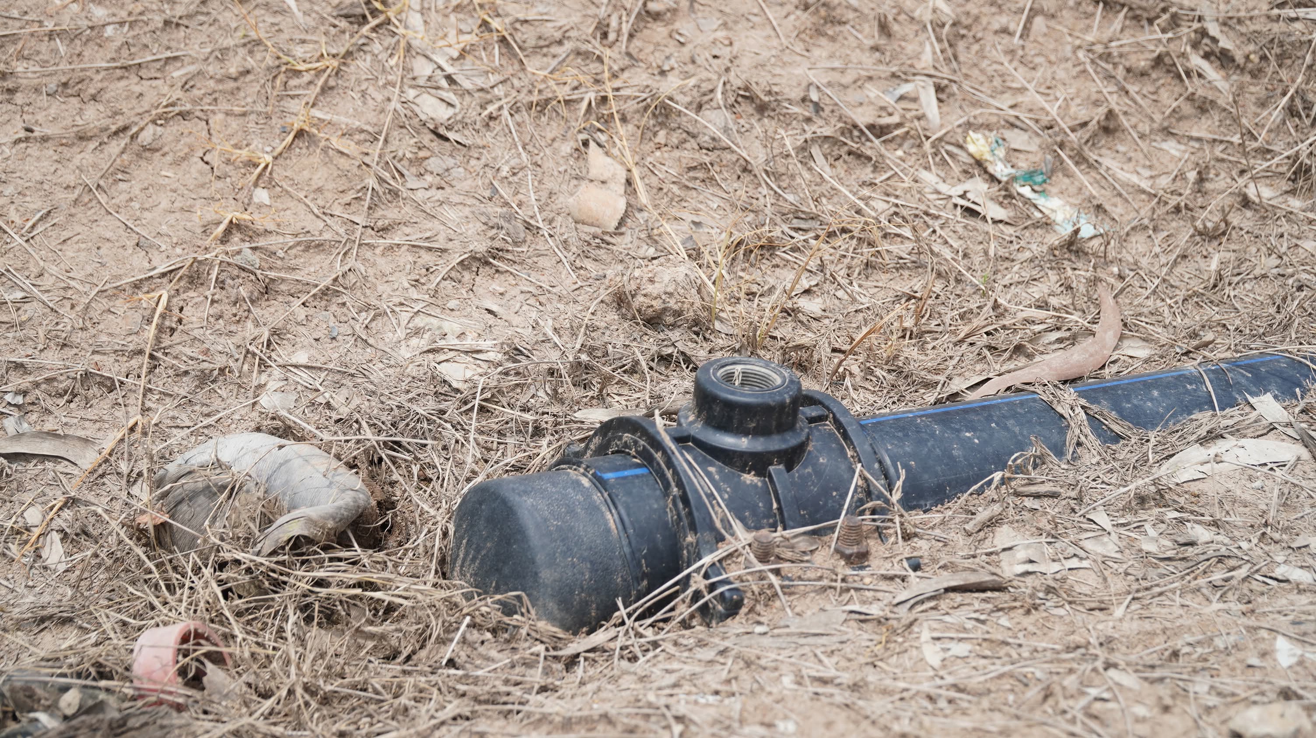 Ống nước kéo ngang nhà, người dân Biển Bạch vẫn chật vật mua từng lu nước- Ảnh 1.