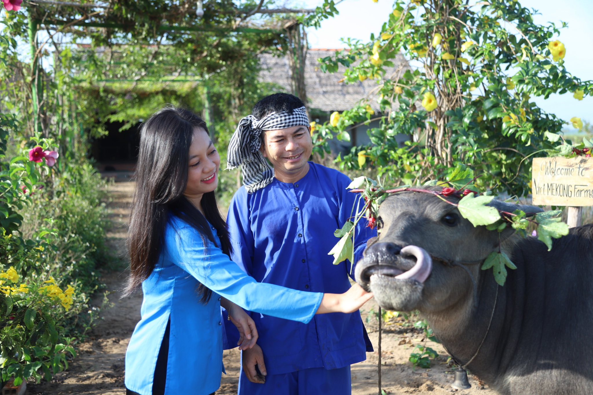 C&ocirc; g&aacute;i 'biến' đất qu&ecirc; miền T&acirc;y th&agrave;nh n&ocirc;ng trại nghỉ dưỡng thuận thi&ecirc;n - Ảnh 1.