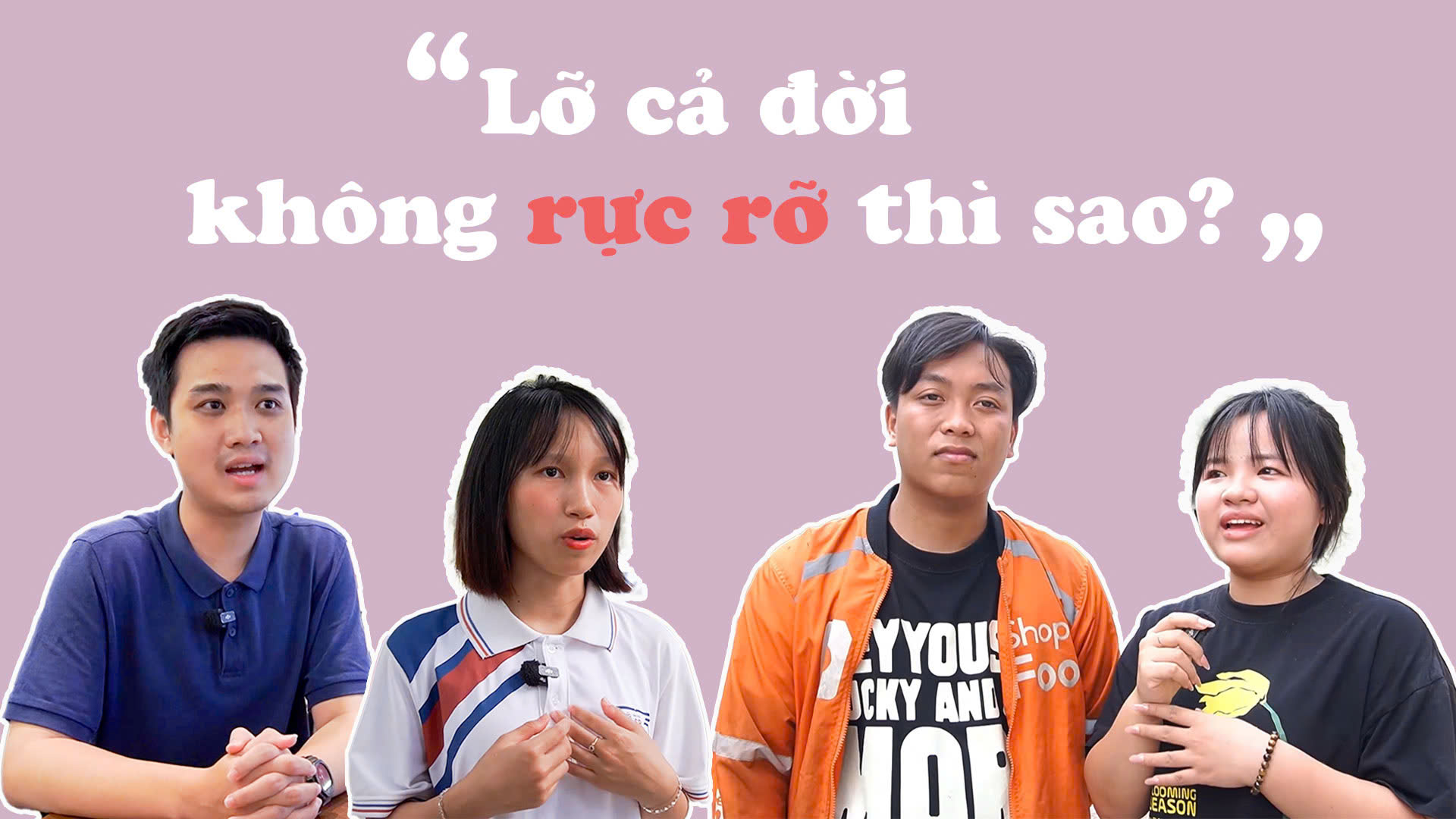 Bí mật Gen Z: Lỡ cả đời không rực rỡ thì sao? - Ảnh 1.
