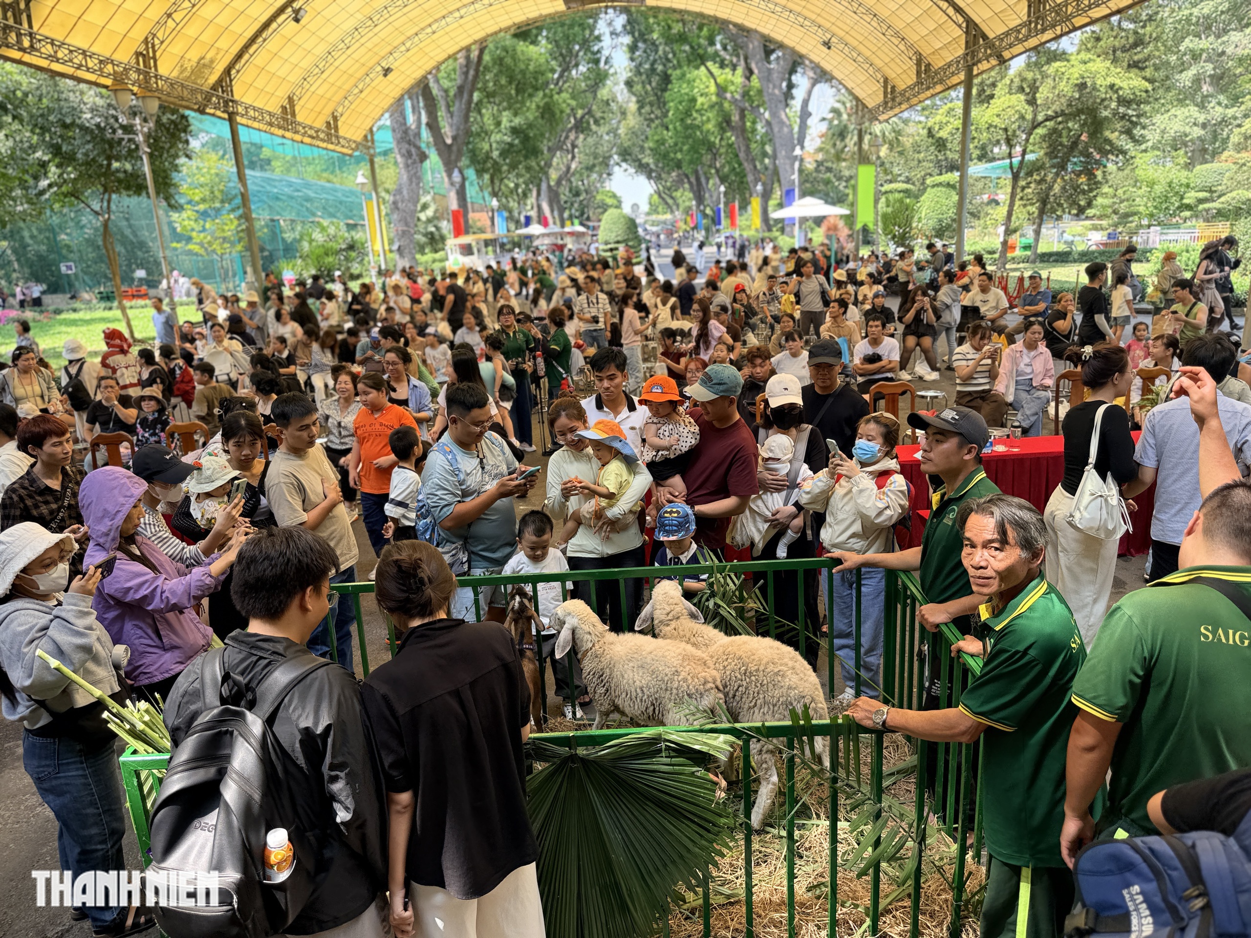 Du kh&aacute;ch nh&iacute; h&agrave;o hứng xem 'idol Zoobiz' diễu h&agrave;nh 162 năm Thảo Cầm Vi&ecirc;n S&agrave;i G&ograve;n - Ảnh 7.