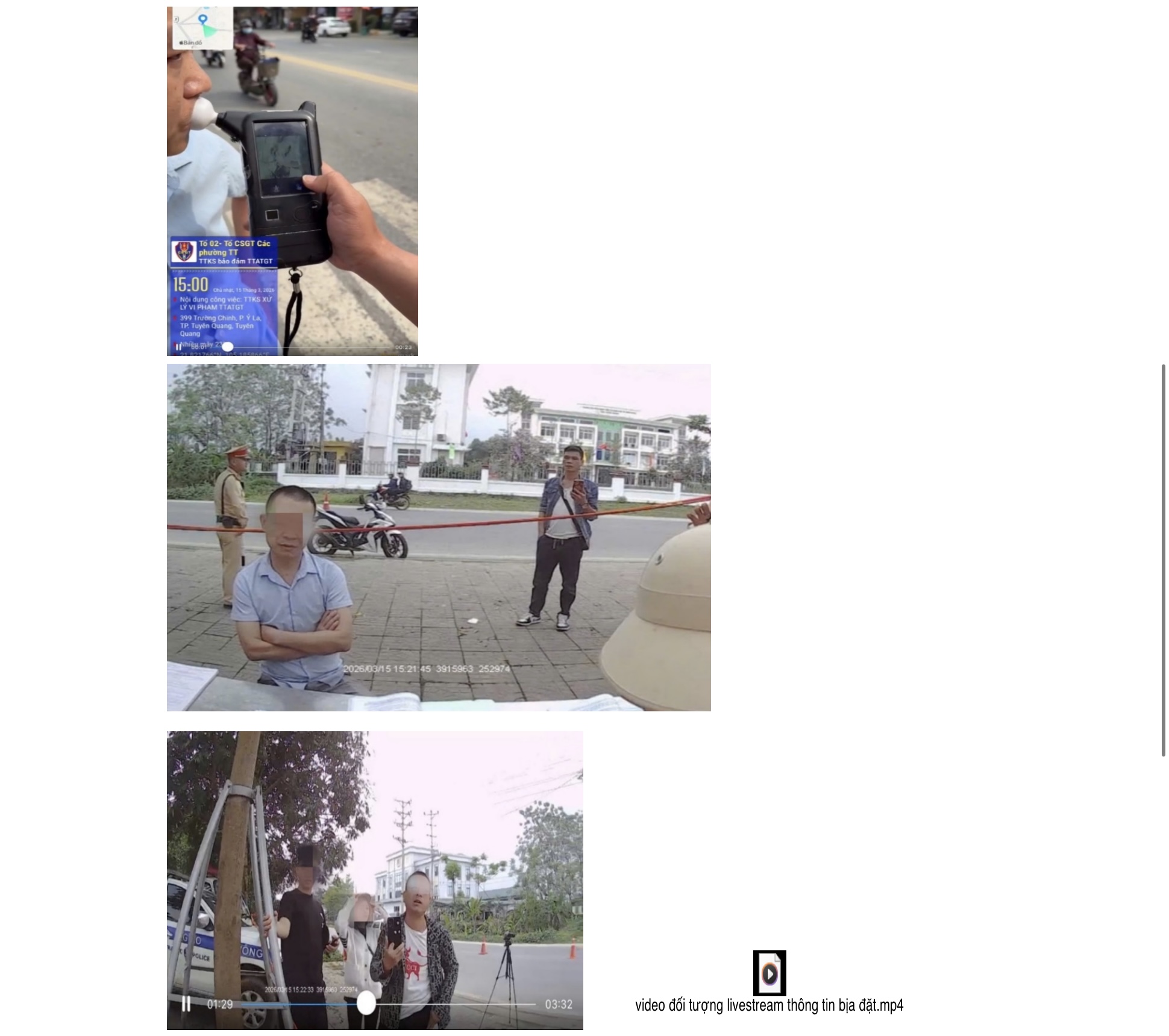 Chuyển hồ sơ vụ bịa đặt CSGT Tuyên Quang không cho thổi lại cồn để điều tra- Ảnh 2.