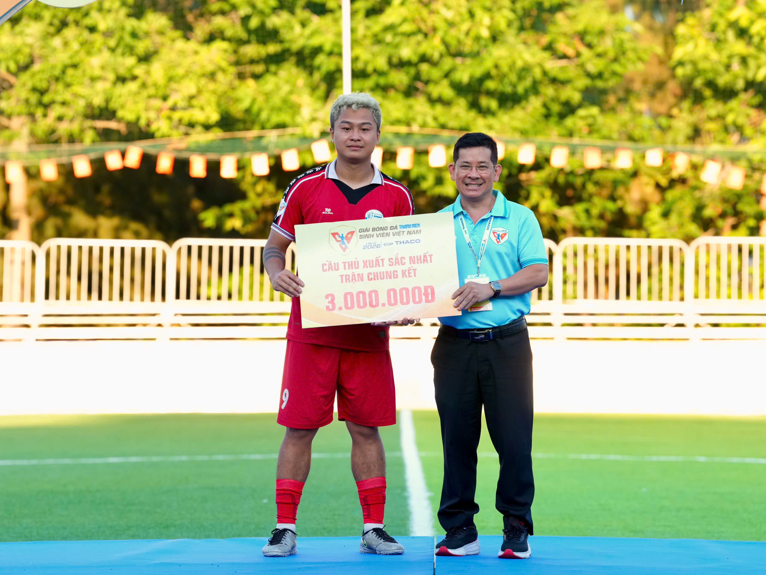 Tiền vệ tài hoa người Hà Tĩnh xuất sắc nhất VCK TNSV THACO cup 2026- Ảnh 3.