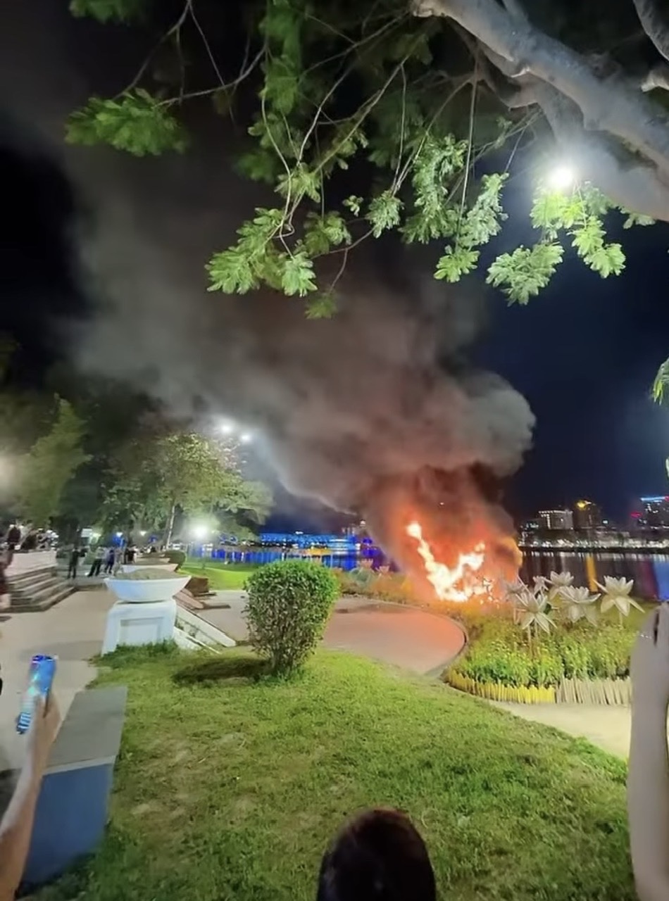 Cháy linh vật ngựa ở Huế, nguyên nhân có thể do chập đèn led- Ảnh 2. Cháy linh vật ngựa ở Huế, nguyên nhân có thể do chập đèn led- Ảnh 2.