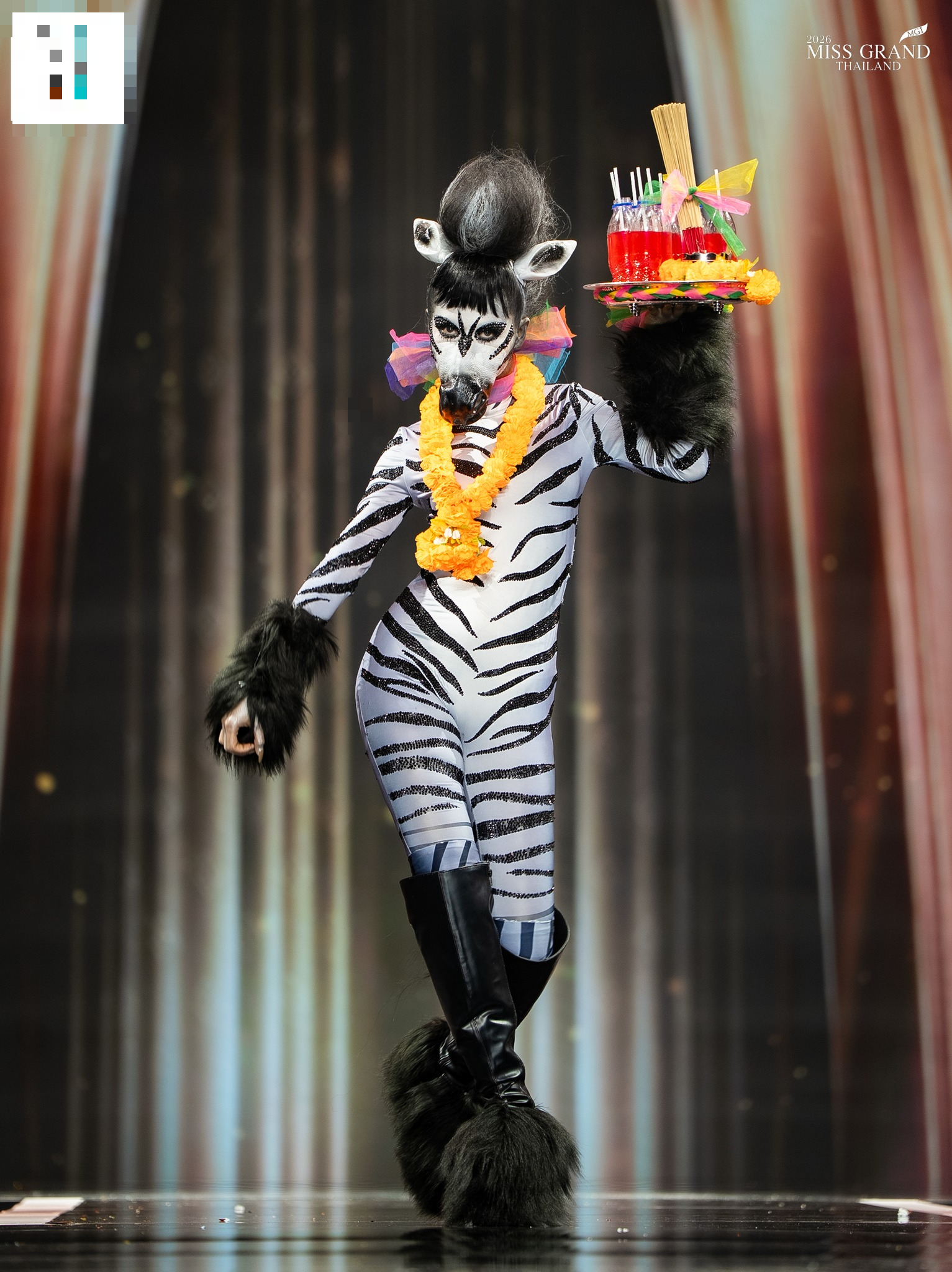 Thí sinh làm xiếc khỉ, hóa thú độc lạ tại Miss Grand Thailand 2026 - Ảnh 3.