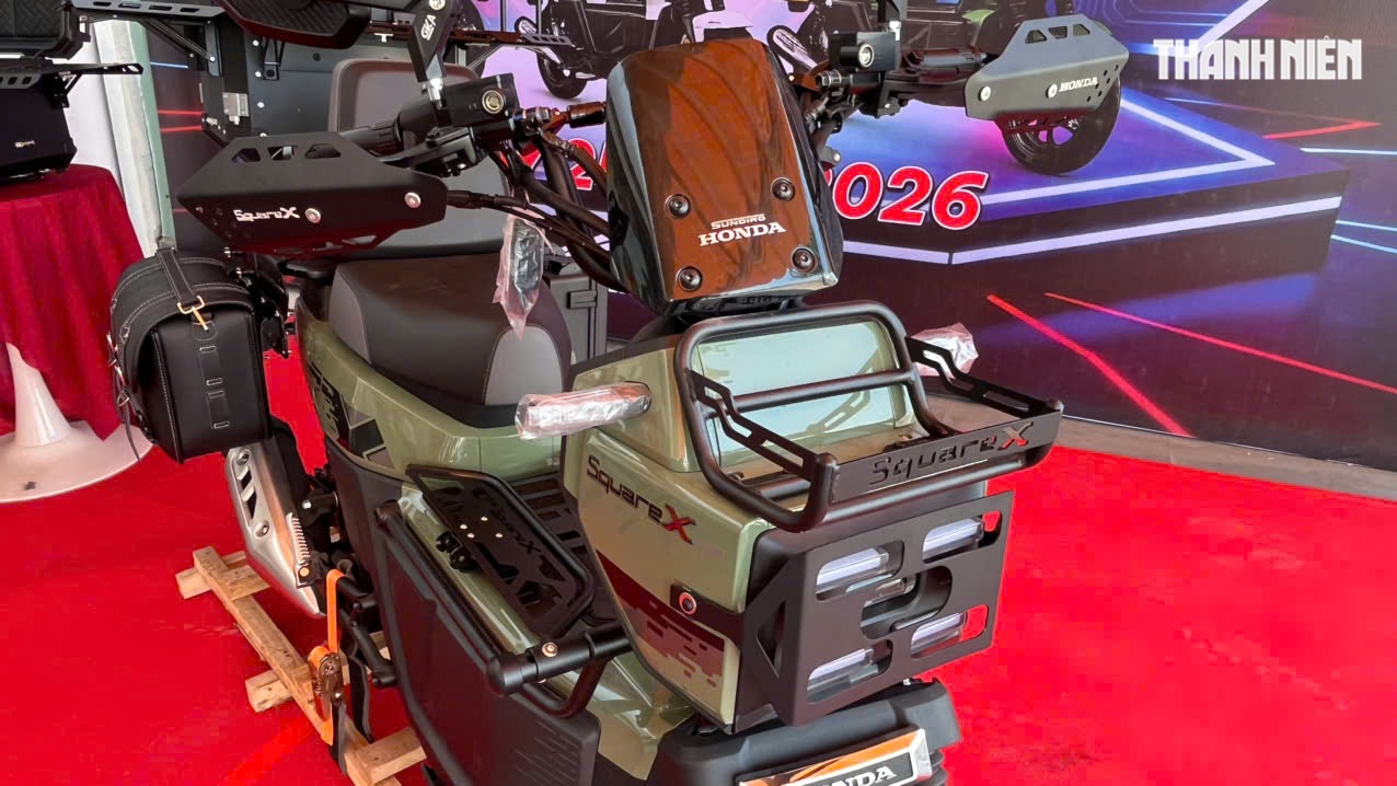 Xe tay ga Honda Square X125 nhập khẩu Trung Quốc c&oacute; g&igrave; để hấp dẫn kh&aacute;ch Việt? - Ảnh 4.