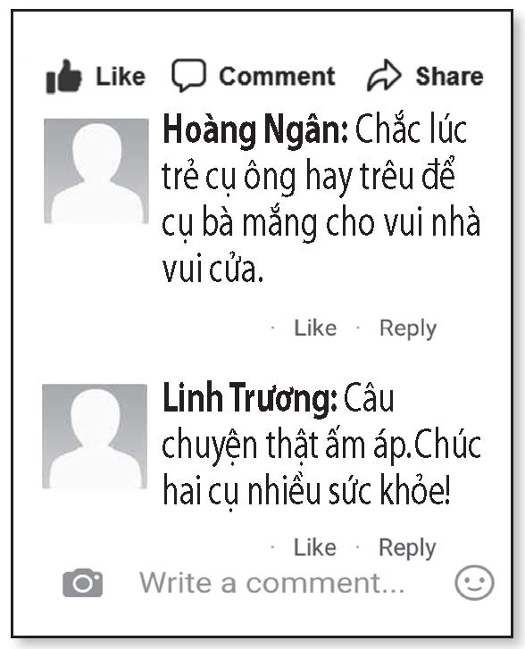 Lan tỏa tr&ecirc;n mạng x&atilde; hội: Cụ &ocirc;ng U.100 b&oacute;n cơm cho vợ - Ảnh 2.