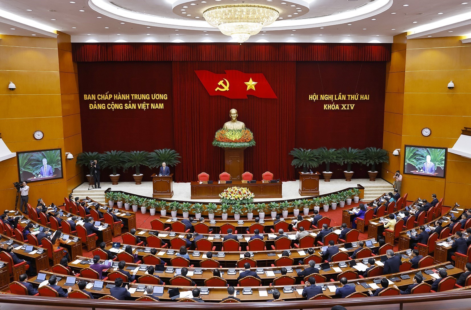 Ph&aacute;t biểu bế mạc Hội nghị Trung ương 2 của Tổng B&iacute; thư T&ocirc; L&acirc;m- Ảnh 2.