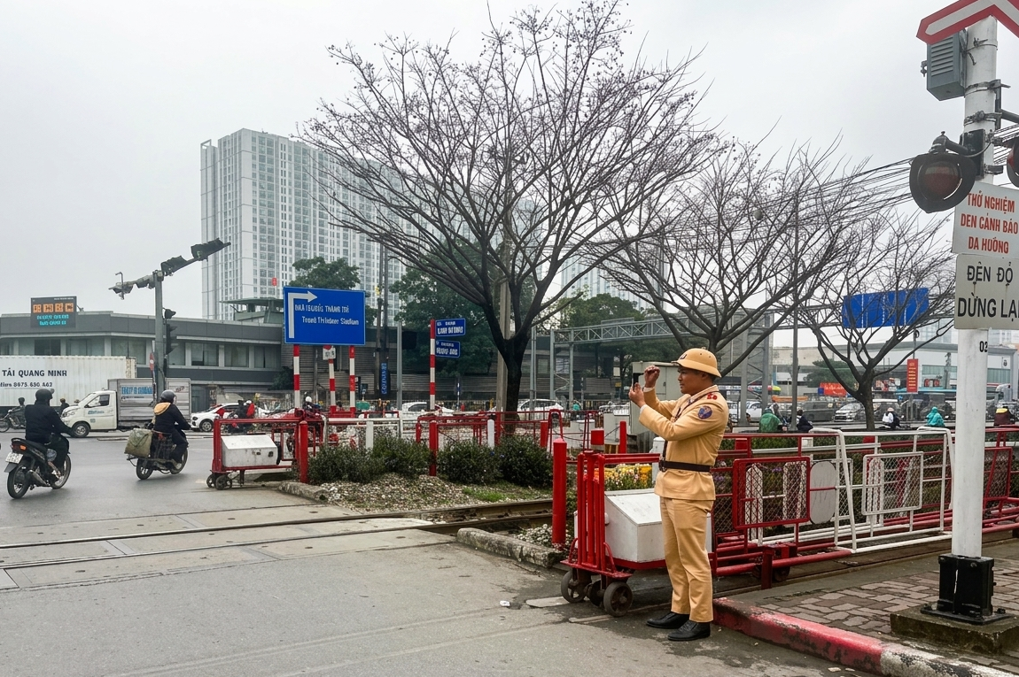 Từ 15.5, ô tô vượt rào chắn đường sắt bị phạt đến 20 triệu đồng- Ảnh 1. Từ 15.5, ô tô vượt rào chắn đường sắt bị phạt đến 20 triệu đồng- Ảnh 1.