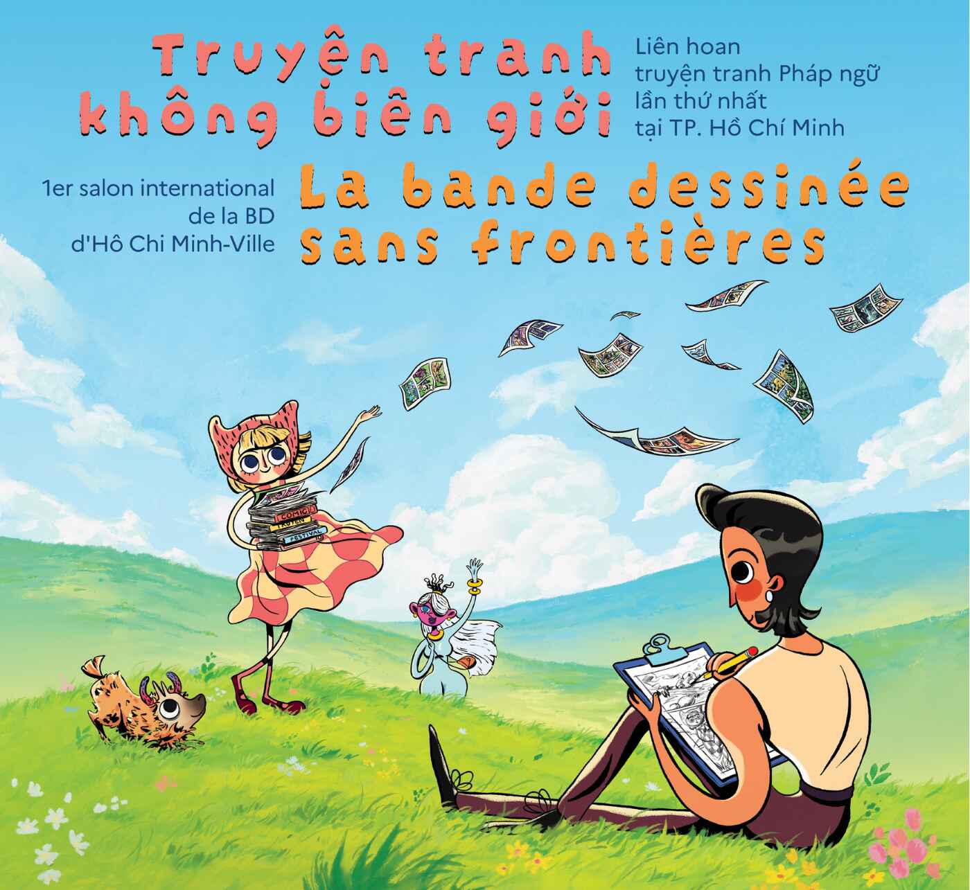 Li&ecirc;n hoan truyện tranh Ph&aacute;p ngữ lần thứ nhất tại TP.HCM- Ảnh 1.