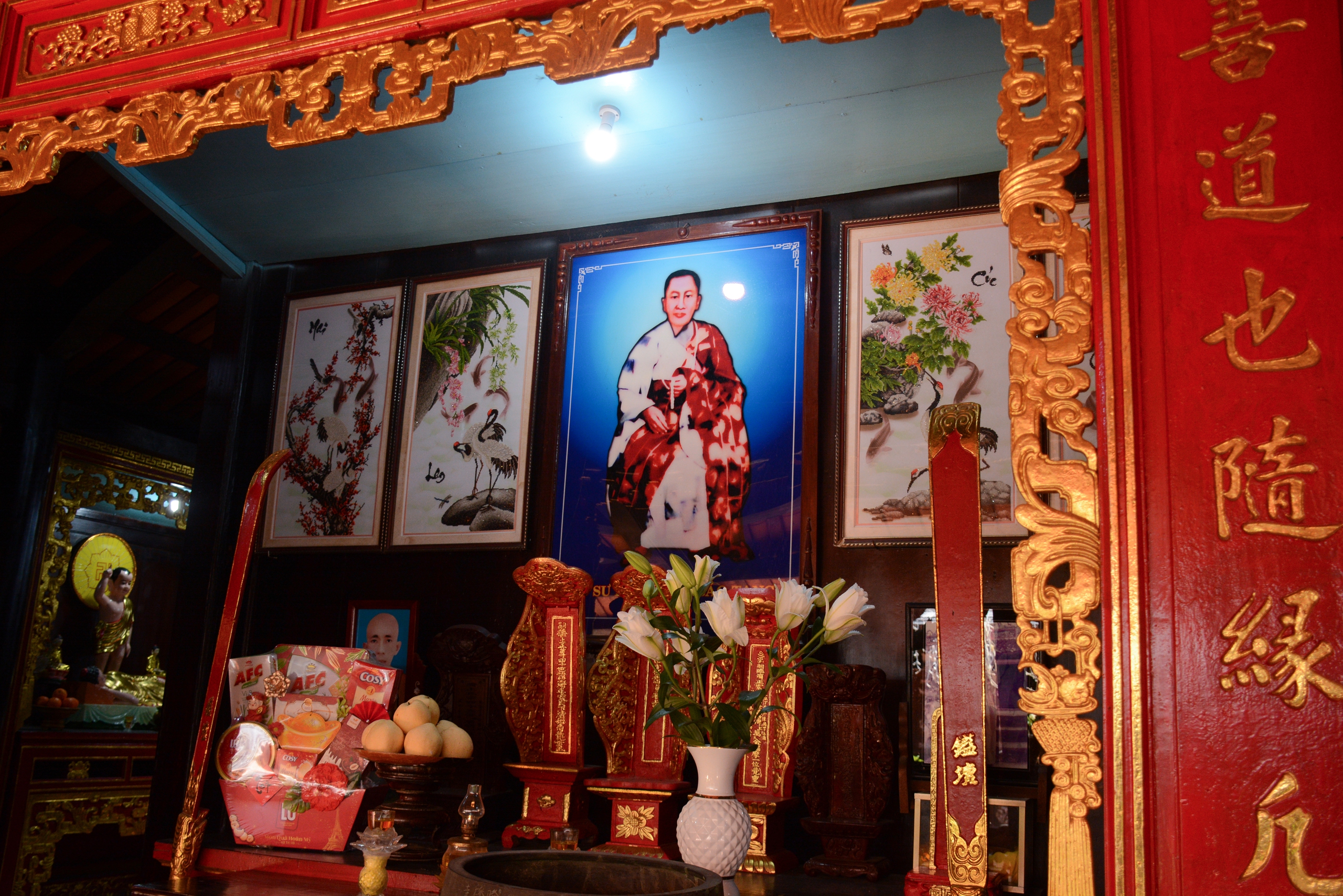 Ng&ocirc;i ch&ugrave;a hơn 180 năm tuổi Ở ch&acirc;n n&uacute;i th&ugrave;y V&acirc;n gắn liền truyền thuyết rồng nghỉ ch&acirc;n - Ảnh 3.