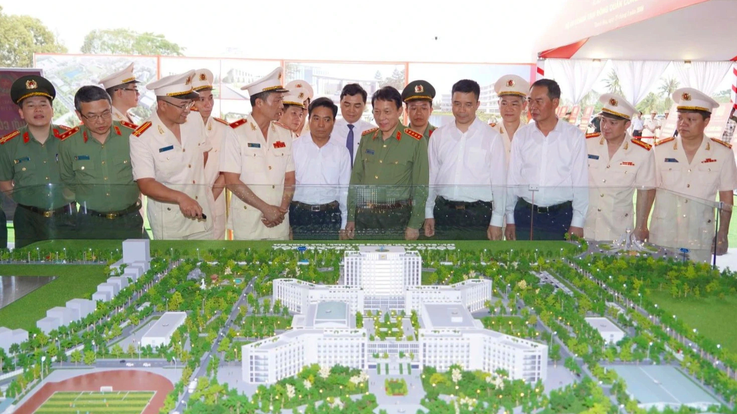 Công an Thanh Hóa khởi công doanh trại đóng quân rộng hơn 32 ha- Ảnh 1.