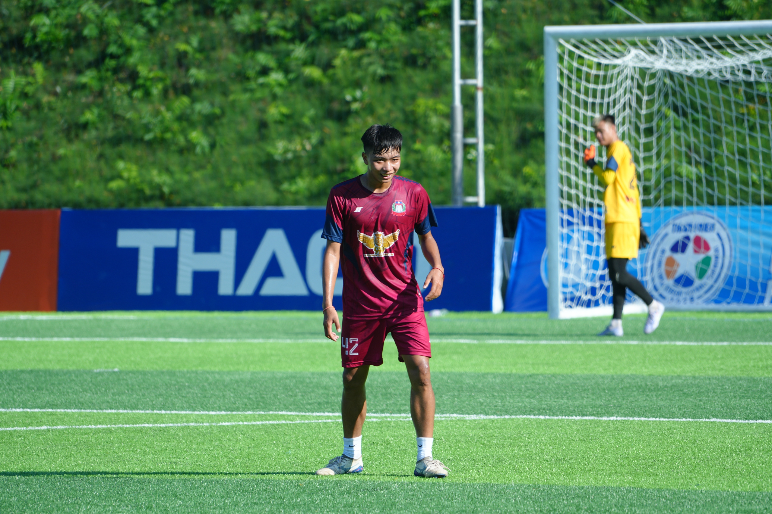 Ng&ocirc;i sao Trường ĐH L&agrave;o từng đối đầu Đ&igrave;nh Bắc v&agrave; U.23 Việt Nam: 'Ch&uacute;ng t&ocirc;i muốn v&ocirc; địch'- Ảnh 1.