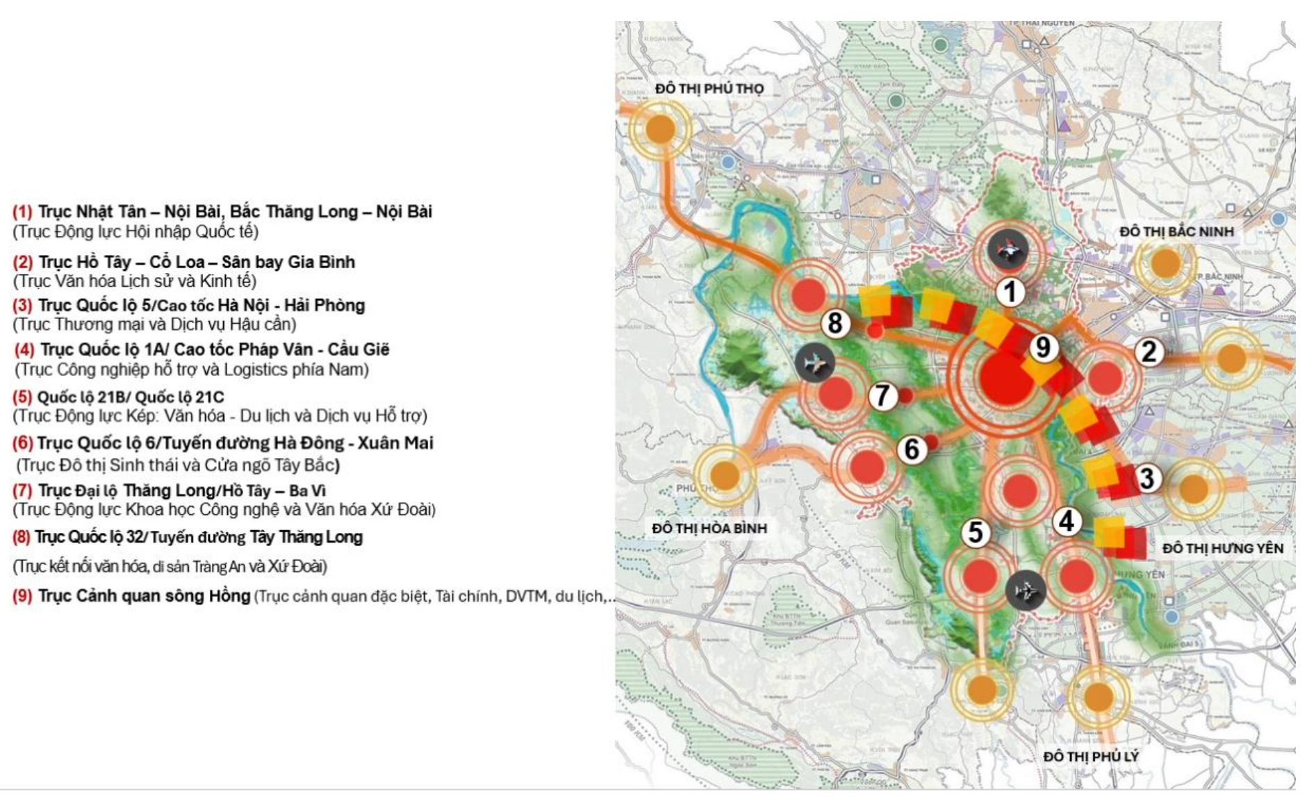 Hà Nội thống nhất phương án phát triển trục không gian sông Hồng- Ảnh 3.