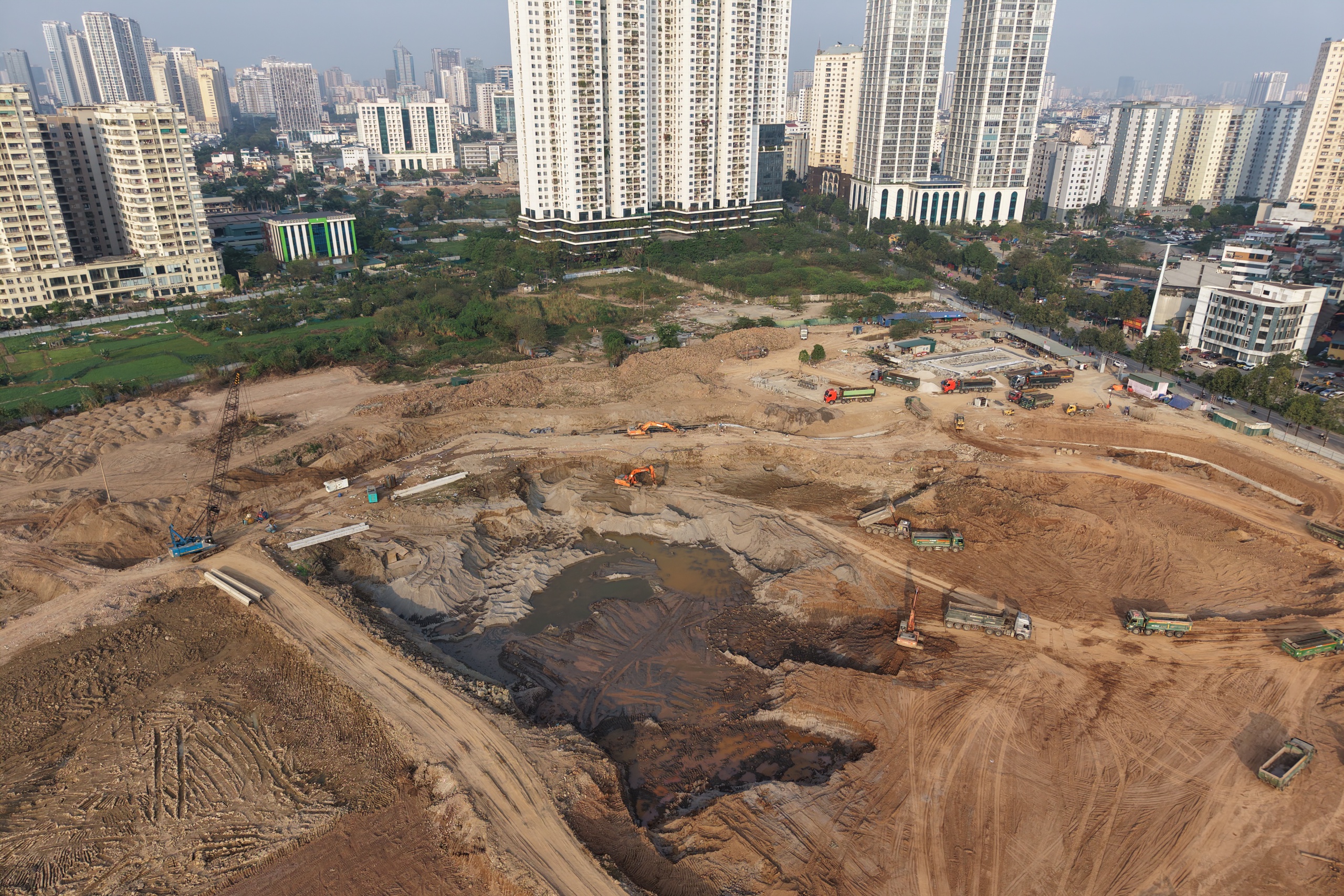 Hà Nội xây khẩn cấp 2 hồ điều hòa và hệ thống chống úng ngập- Ảnh 1. Hà Nội xây khẩn cấp 2 hồ điều hòa và hệ thống chống úng ngập- Ảnh 1.