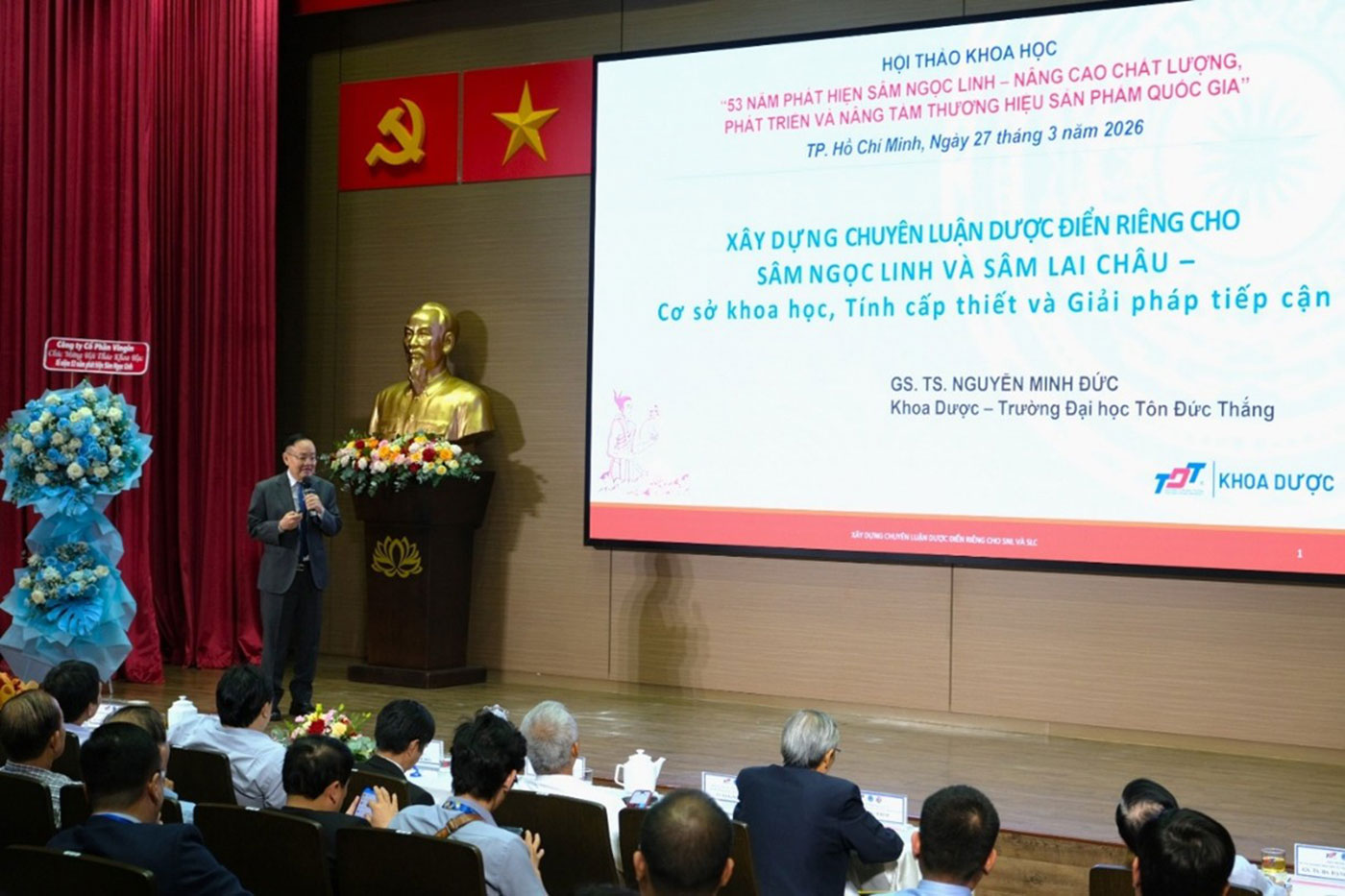 TDTU hợp tác nghiên cứu, phát triển Sâm Ngọc Linh với tỉnh Quảng Ngãi - Ảnh 4.