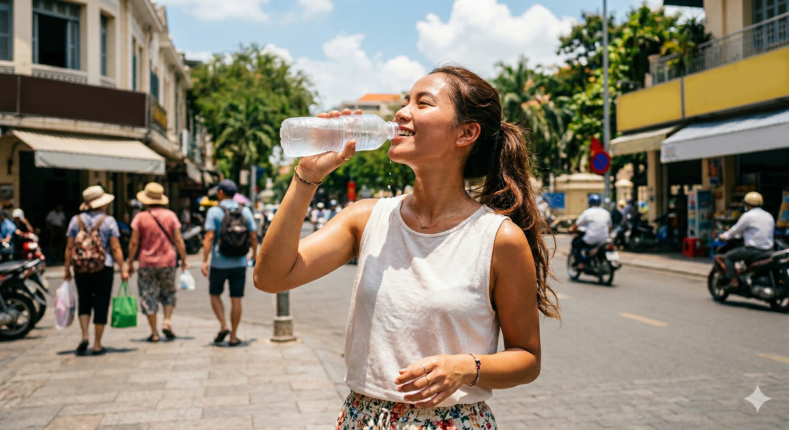Nắng nóng: Uống nước bao nhiêu là đủ, sao cho đúng? 19 Uống nước ngày nắng nóng: Bao nhiêu là đủ, uống sao cho đúng? - Ảnh 1.