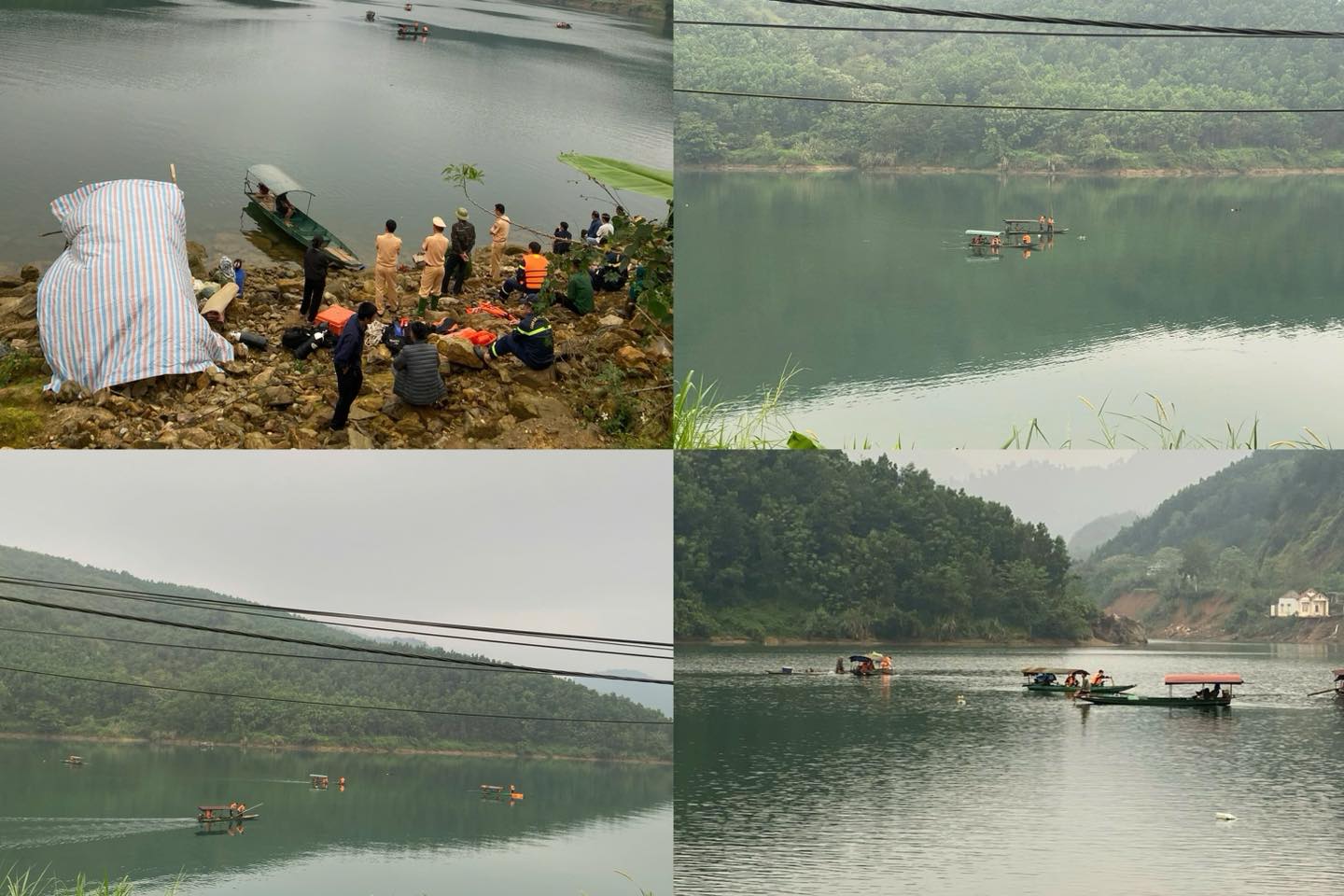 Lật thuyền trên hồ thủy điện Tuyên Quang, 2 vợ chồng tử vong- Ảnh 1. Lật thuyền trên hồ thủy điện Tuyên Quang, 2 vợ chồng tử vong- Ảnh 1.