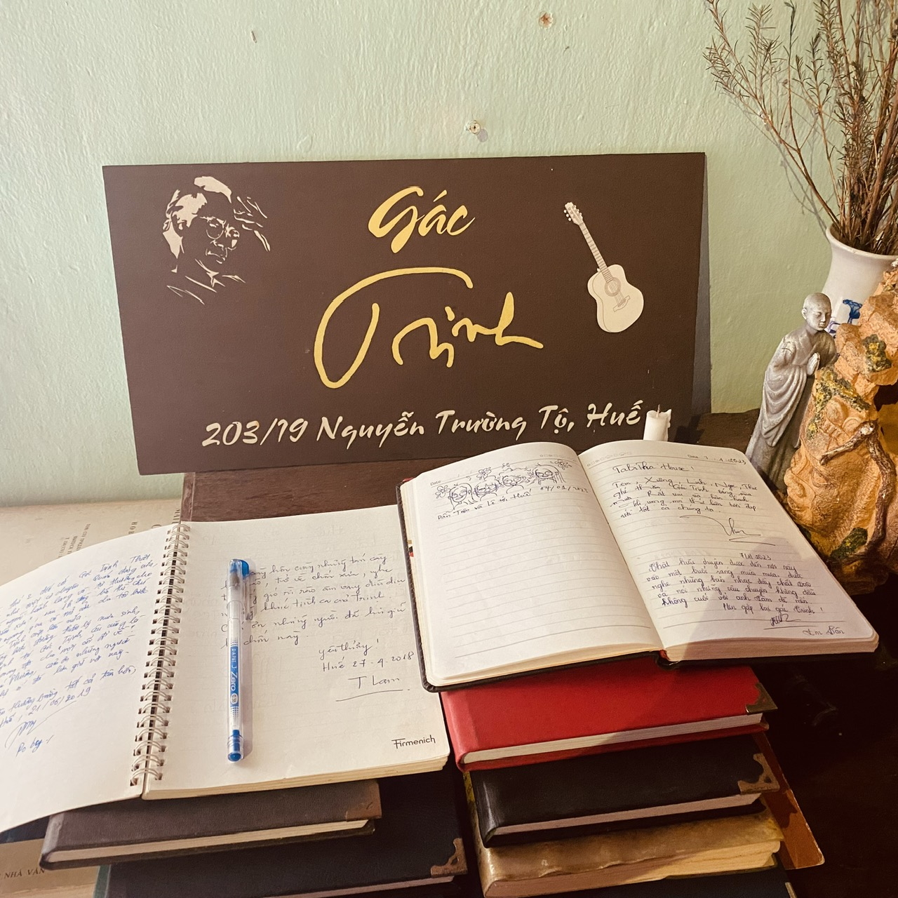 X&uacute;c động những d&ograve;ng lưu b&uacute;t nhớ nhạc sĩ Trịnh C&ocirc;ng Sơn nơi G&aacute;c Trịnh- Ảnh 9.