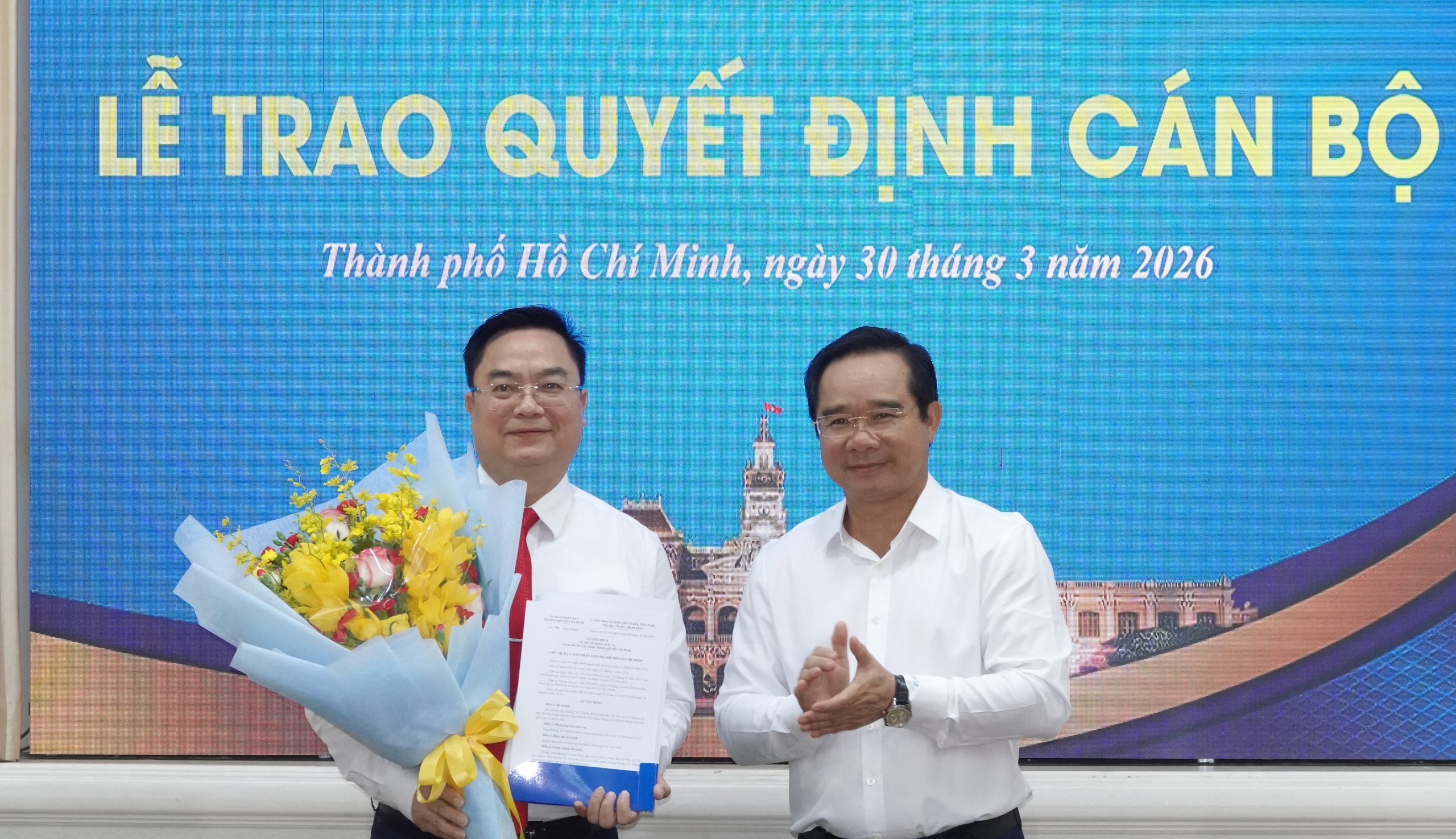 Ông Hoàng Vũ Thảnh làm Giám đốc Sở Tài chính TP.HCM- Ảnh 1. Ông Hoàng Vũ Thảnh làm Giám đốc Sở Tài chính TP.HCM- Ảnh 1.