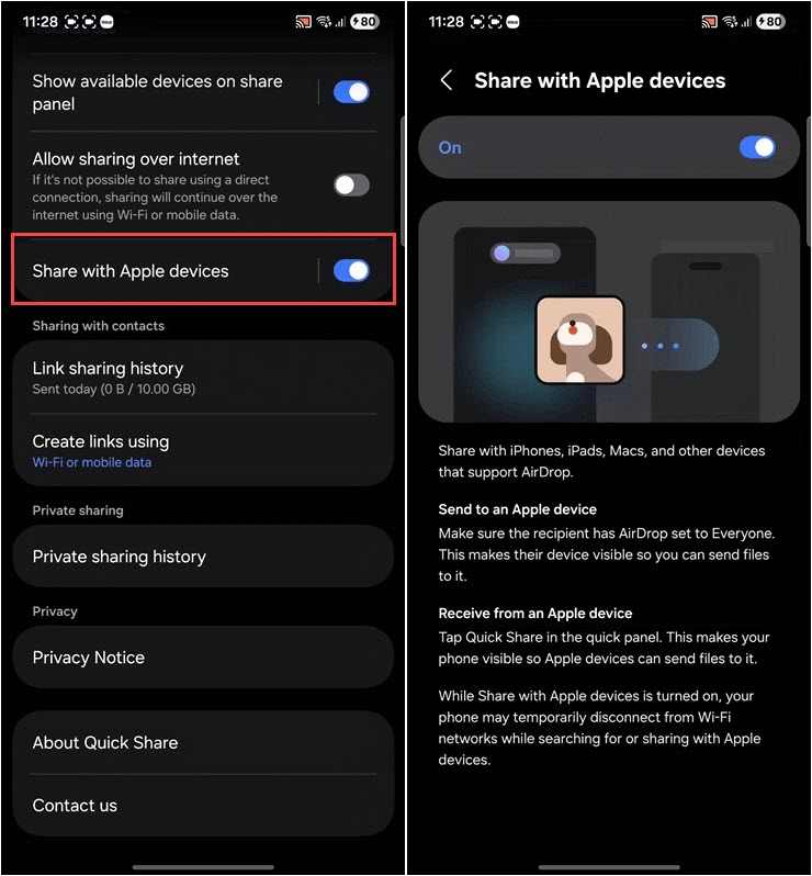 Samsung Galaxy đời cũ chính thức 'bắn' được AirDrop sang iPhone - Ảnh 1.