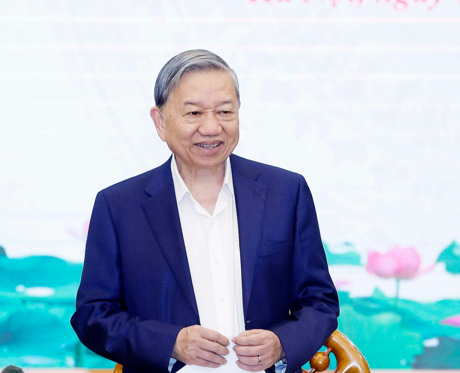 Tổng B&iacute; thư T&ocirc; L&acirc;m: C&ocirc;ng t&aacute;c ch&iacute;nh trị, tư tưởng phải thực sự đi trước, mở đường- Ảnh 1.