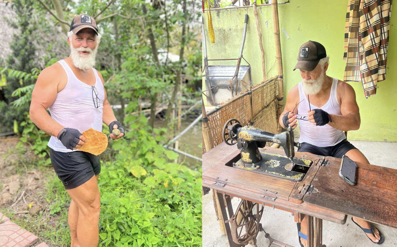 &Ocirc;ng T&acirc;y đạp xe ở miền T&acirc;y v&agrave; h&agrave;nh động dễ thương của người d&acirc;n địa phương - Ảnh 3.