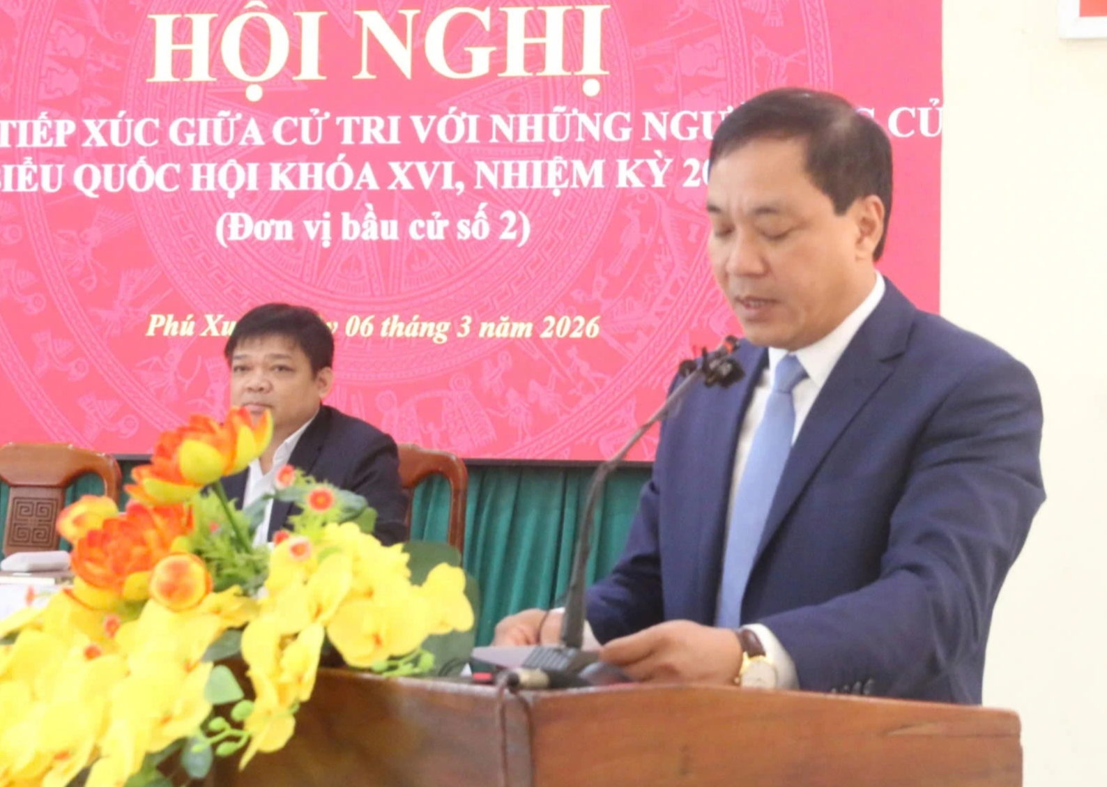 Bầu cử Quốc hội: Ứng viên cam kết bảo vệ lợi ích chính đáng của người dân - Ảnh 3.