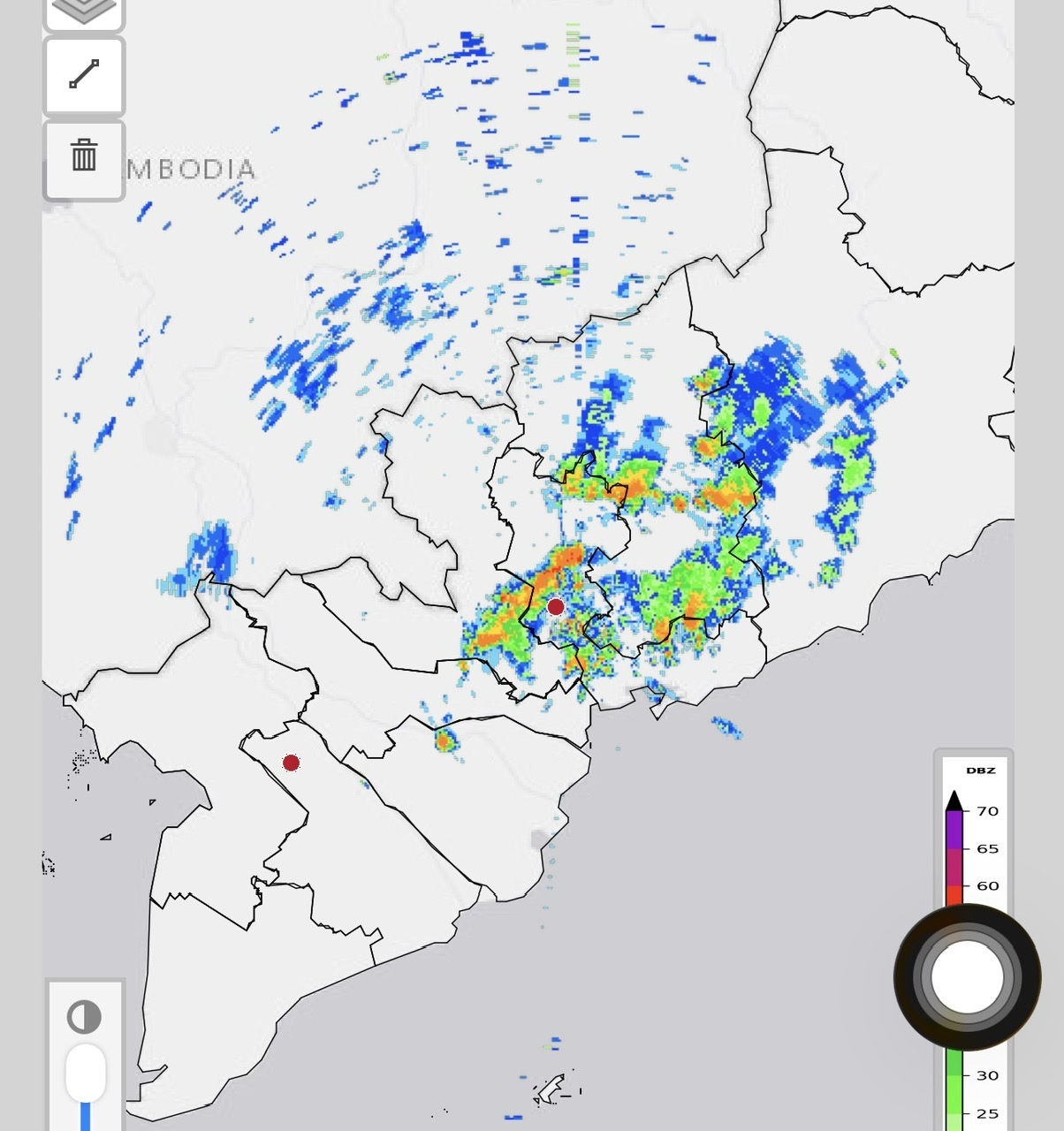 Giông sét cả buổi chiều, nơi nào ở TP.HCM sẽ có mưa trái mùa? - Ảnh 2. Giông sét cả buổi chiều, nơi nào ở TP.HCM sẽ có mưa trái mùa? - Ảnh 2.