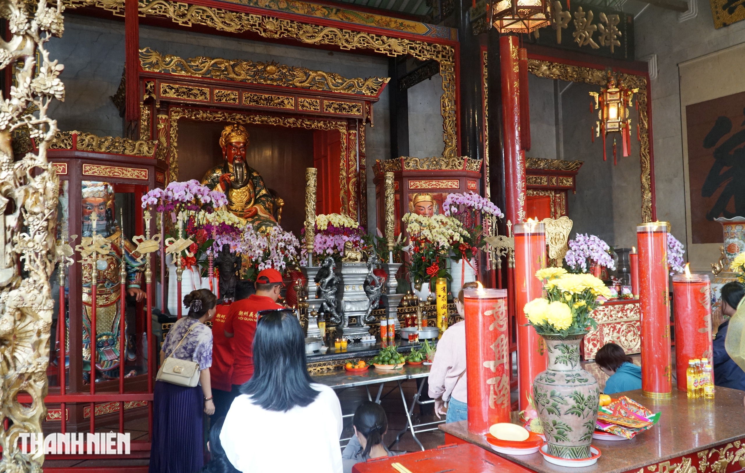 Giải m&atilde; hội qu&aacute;n người Hoa ở Chợ Lớn: Ch&ugrave;a &Ocirc;ng v&agrave; ngựa X&iacute;ch Thố nổi tiếng - Ảnh 4.