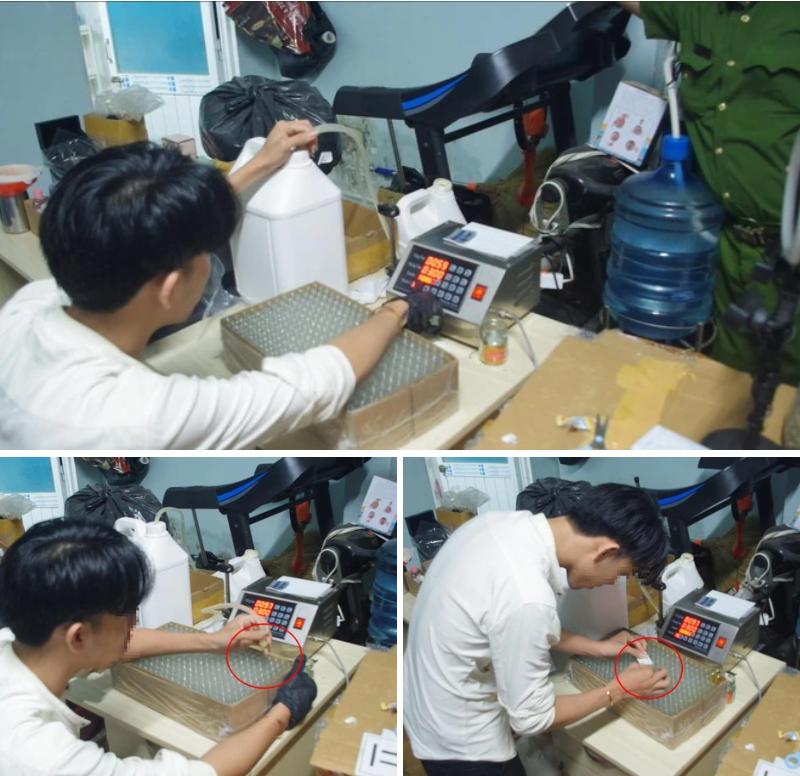 Công an tỉnh Đồng Nai tìm bị hại vụ nước hoa giả làm bằng máy đánh trứng- Ảnh 4.