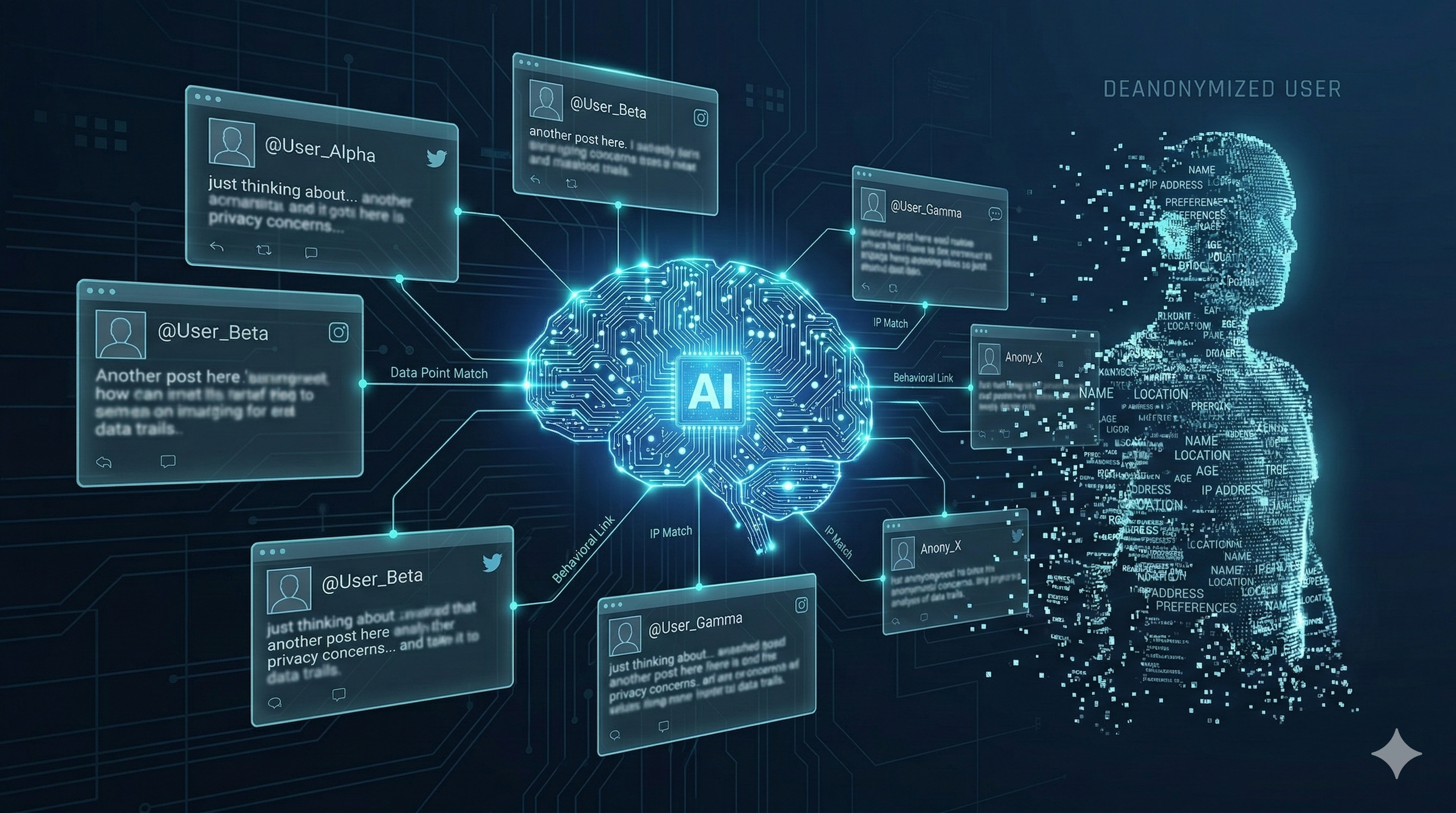 Mô hình AI có thể tìm ra thông tin người dùng ẩn danh trên mạng - Ảnh 1.