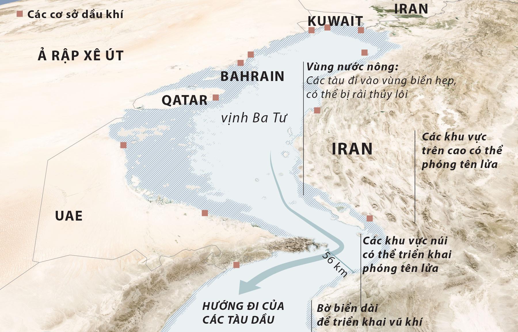 Tàu chở dầu Qatar bị trúng tên lửa của Iran: Rủi ro mới ở eo biển Hormuz