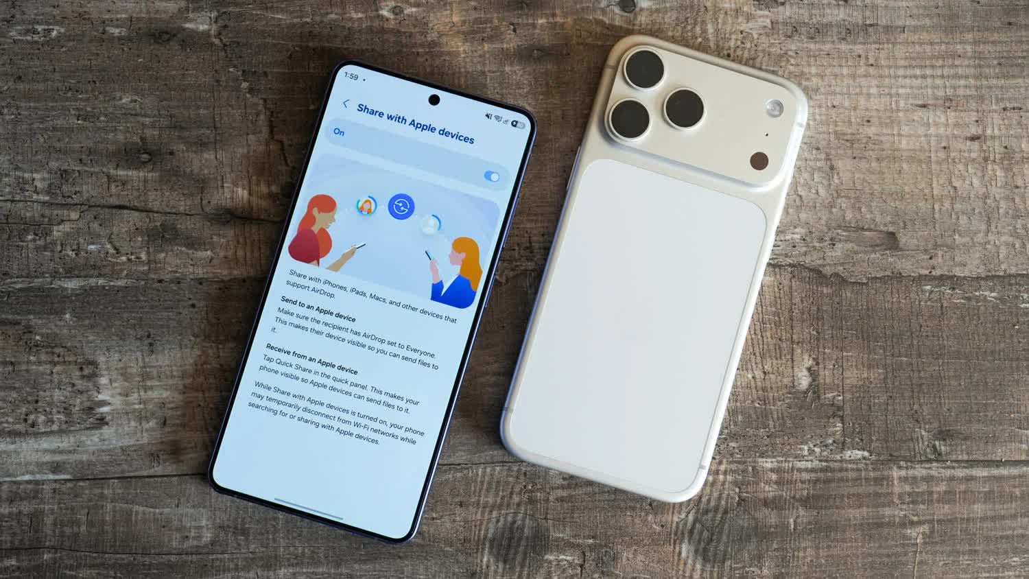 Samsung chỉ tên những thiết bị Galaxy hỗ trợ AirDrop - Ảnh 1.