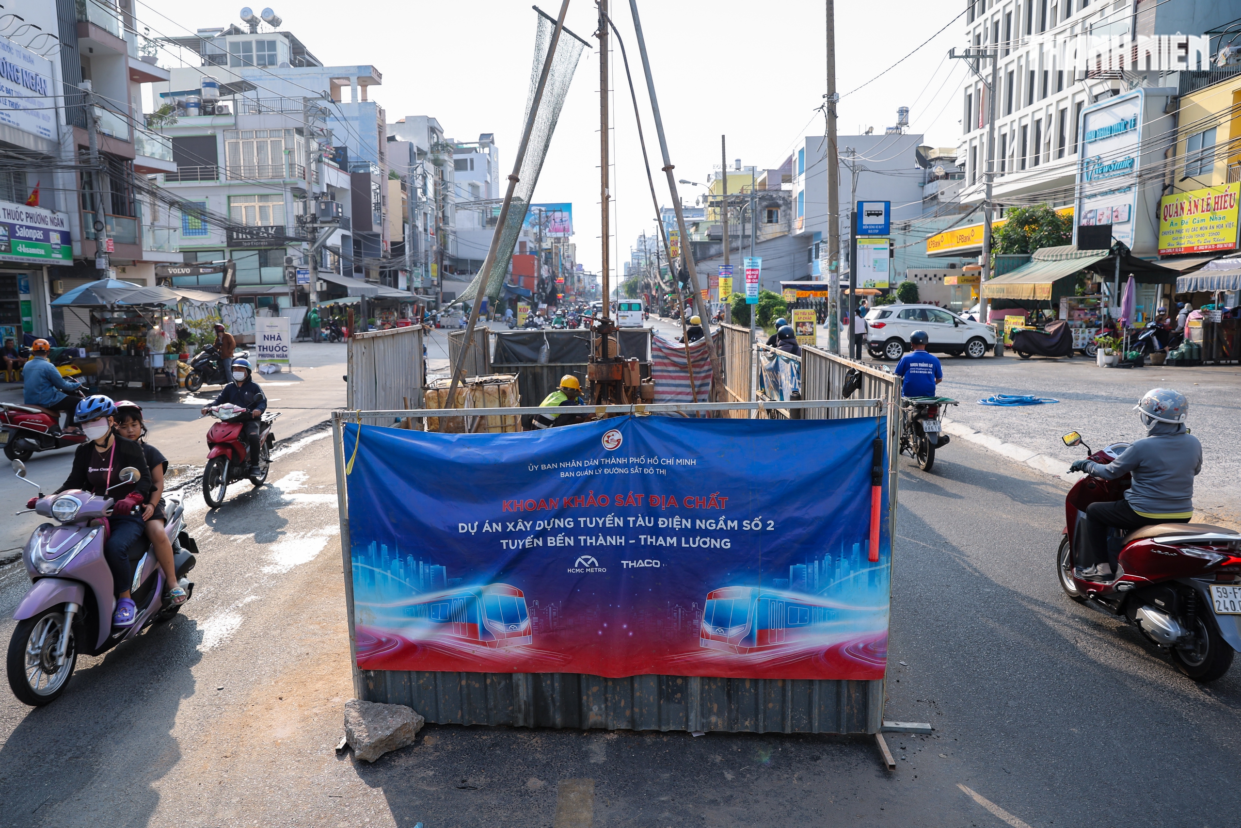 H&agrave;ng trăm điểm khoan khảo s&aacute;t địa chất dọc tuyến metro số 2 tại TP.HCM- Ảnh 8.