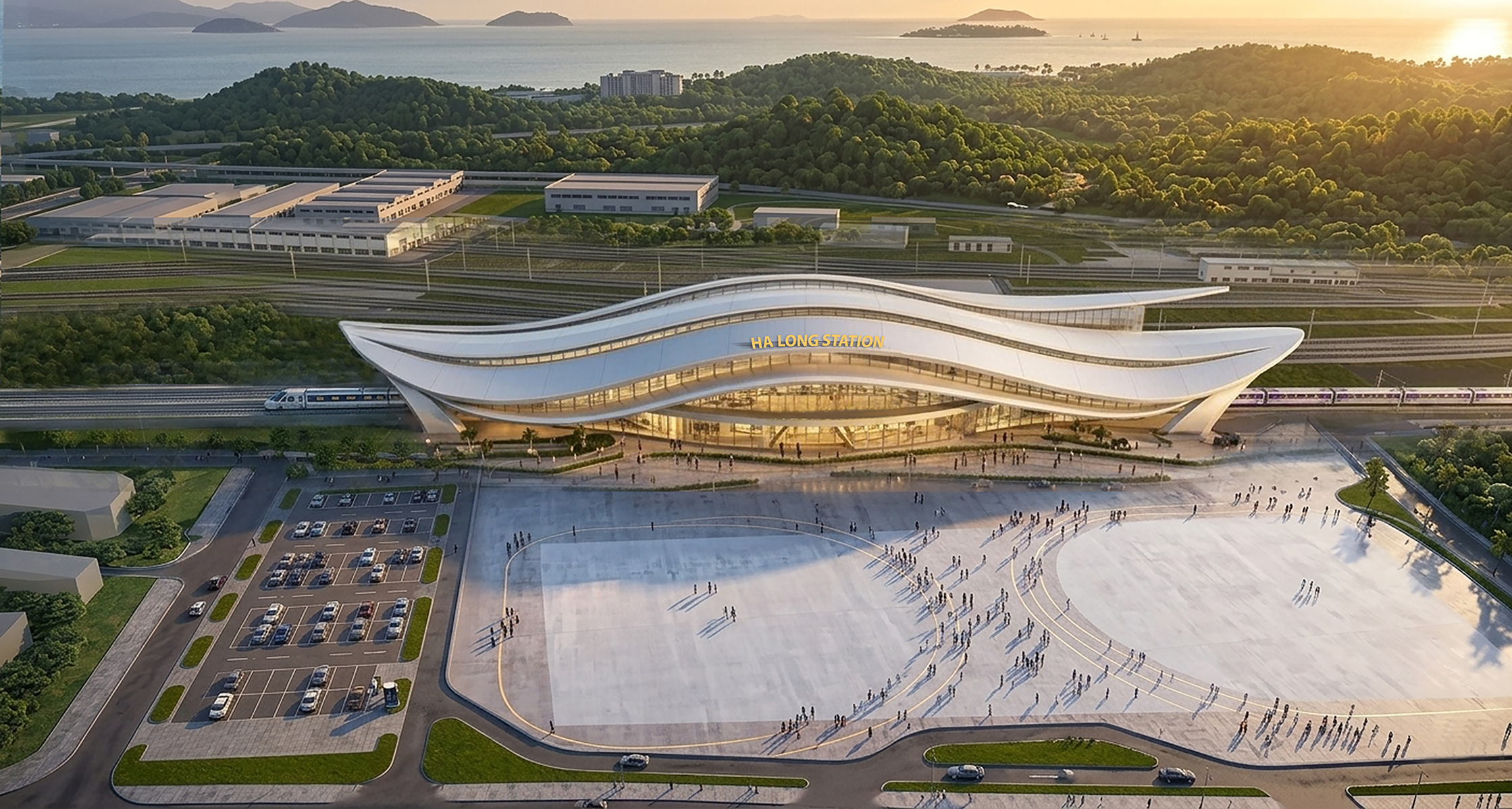 Thủ tướng bấm nút khởi công đường sắt tốc độ cao Hà Nội - Quảng Ninh- Ảnh 4. Thủ tướng bấm nút khởi công đường sắt tốc độ cao Hà Nội - Quảng Ninh- Ảnh 4.