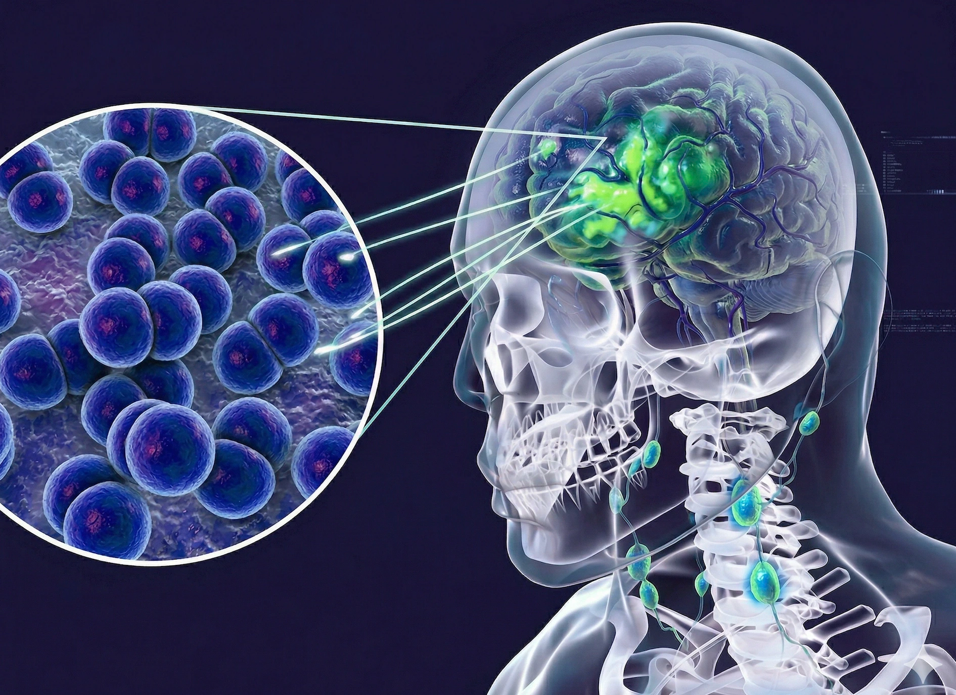 Cà Mau 3 ca nghi viêm não mô cầu, 2 ca dương tính, 1 ca tử vong- Ảnh 1.