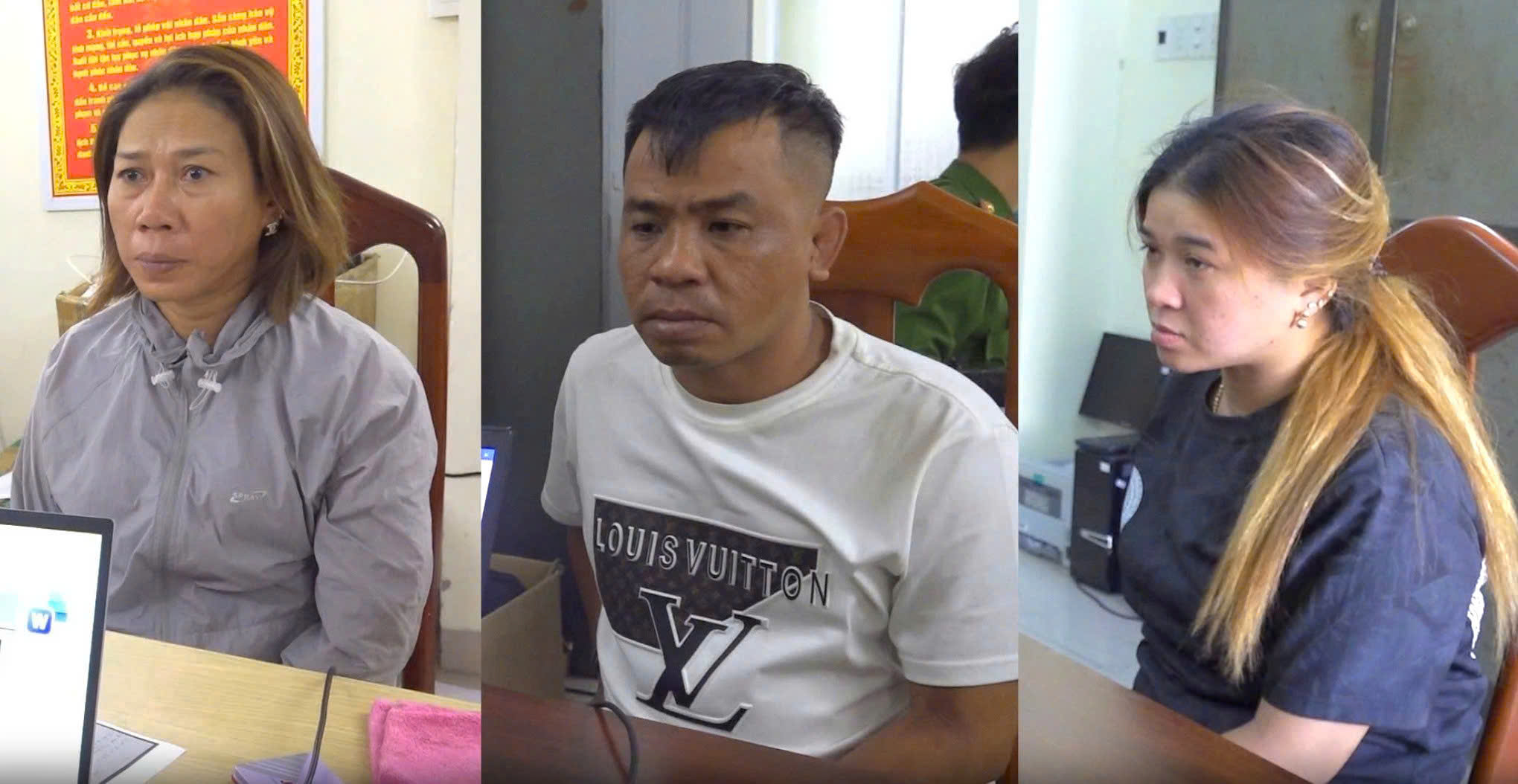 Bắt nhóm 3 đối tượng chuyên trộm cắp tài sản du khách ở bãi biển Nha Trang - Ảnh 1.