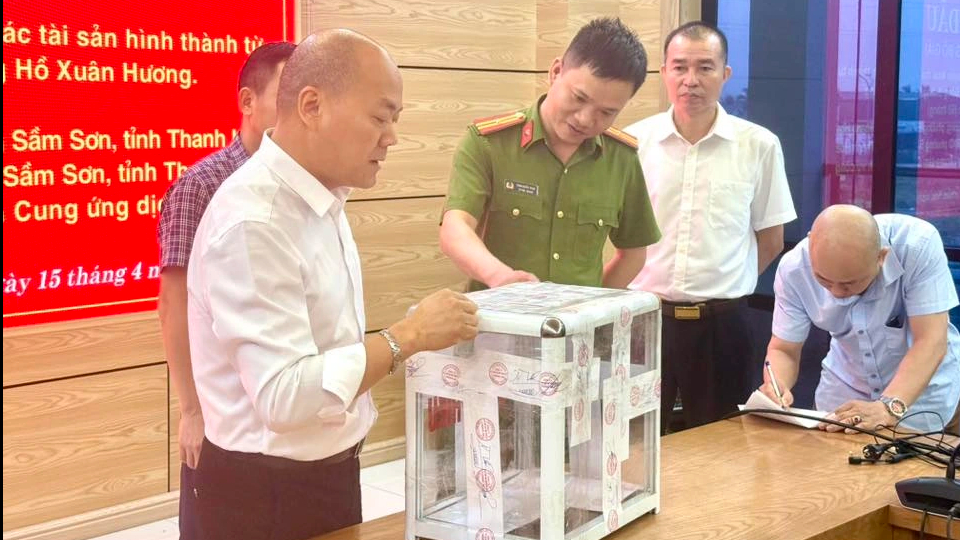 Không gian bãi biển Sầm Sơn đấu giá thành công 2026 với giá trúng 70 tỉ đồng - Ảnh 1.