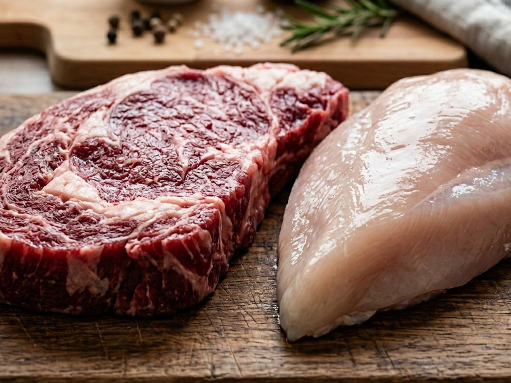 Thịt đỏ và thịt trắng: nên ăn loại nào nhiều hơn? - Ảnh 1.