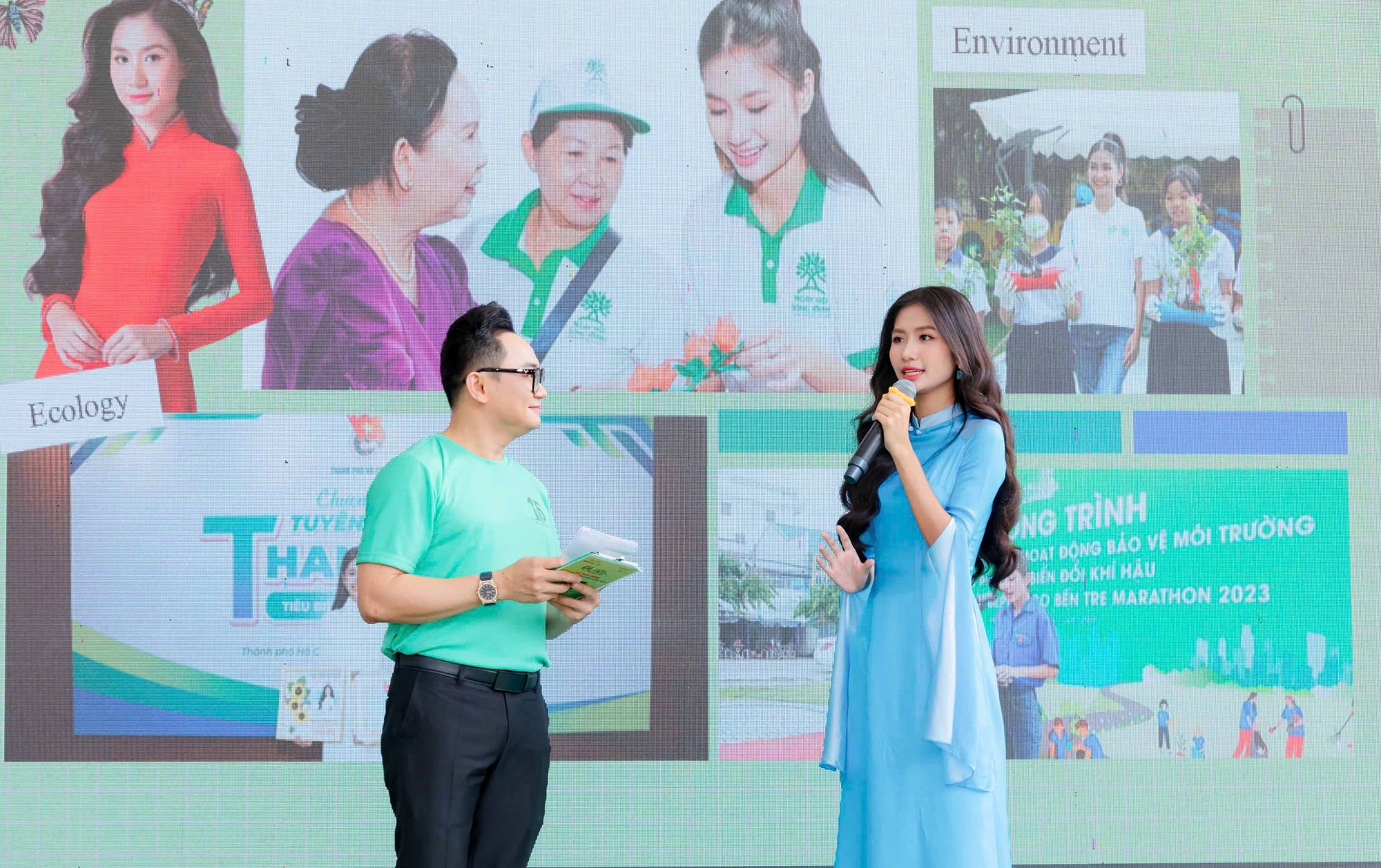 Hoa hậu Thanh Hà mang thông điệp hòa bình - môi trường đến 'đất lửa' Quảng Trị- Ảnh 3. Hoa hậu Thanh Hà mang thông điệp hòa bình - môi trường đến 'đất lửa' Quảng Trị- Ảnh 3.