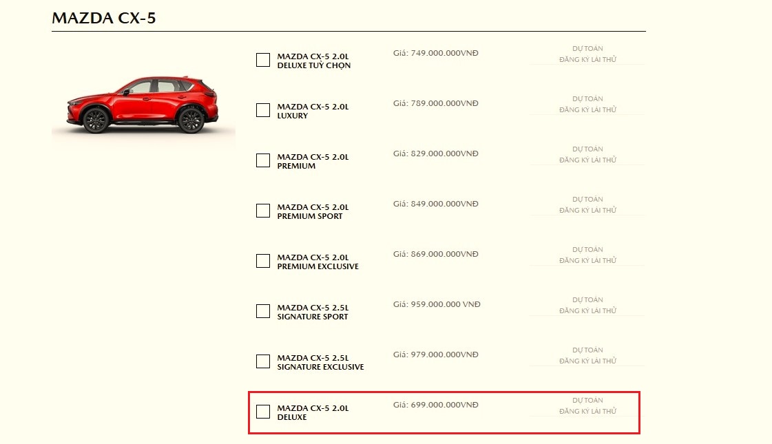 Mazda CX-5 có thêm bản giá rẻ, chỉ 699 triệu đồng tại Việt Nam Mazda CX-5 có thêm bản giá rẻ, chỉ 699 triệu đồng tại Việt Nam - Ảnh 1.