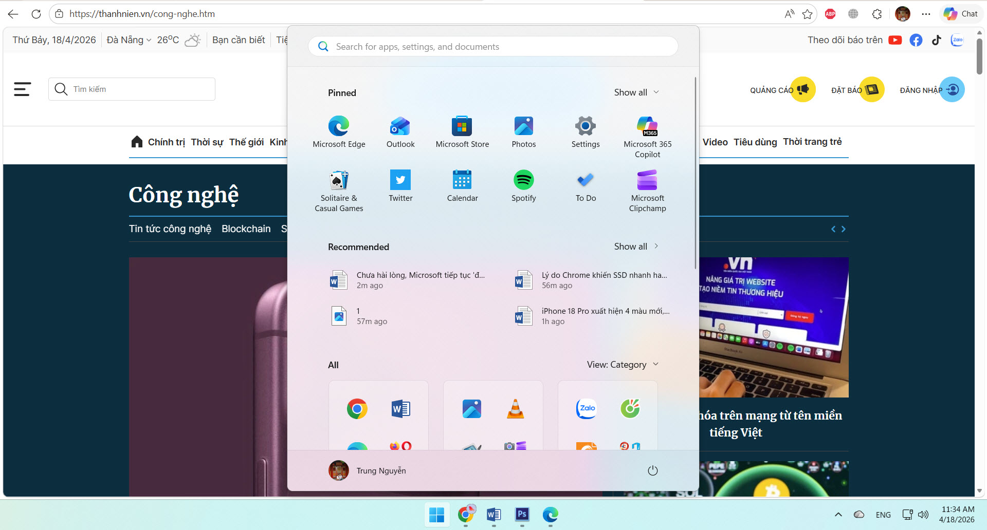 Chưa hài lòng, Microsoft tiếp tục 'đập đi xây lại' Start Menu Windows 11 - Ảnh 1.