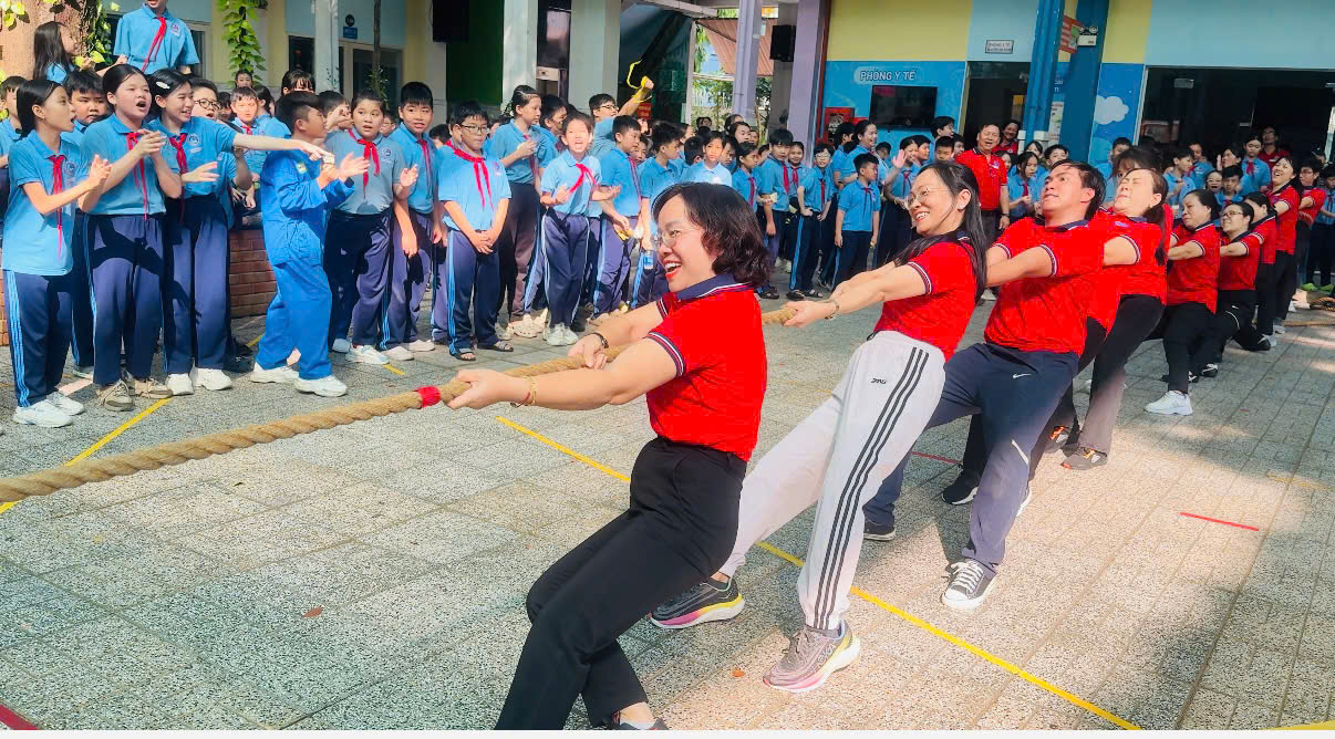 Nhịp sống thể thao trong những trường tiểu học tại TP.HCM - Ảnh 13.