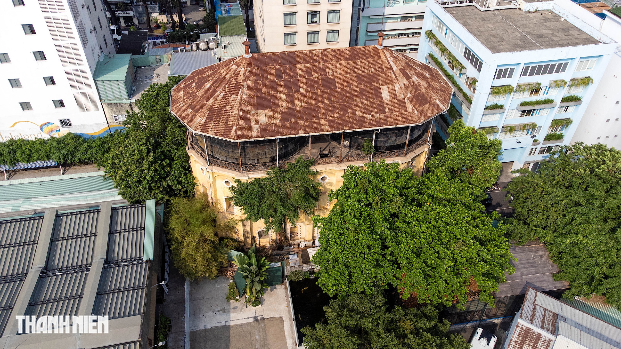 Ngắm th&aacute;p nước cổ nhất TP.HCM hơn 140 năm tuổi từ nhiều g&oacute;c nh&igrave;n - Ảnh 1.