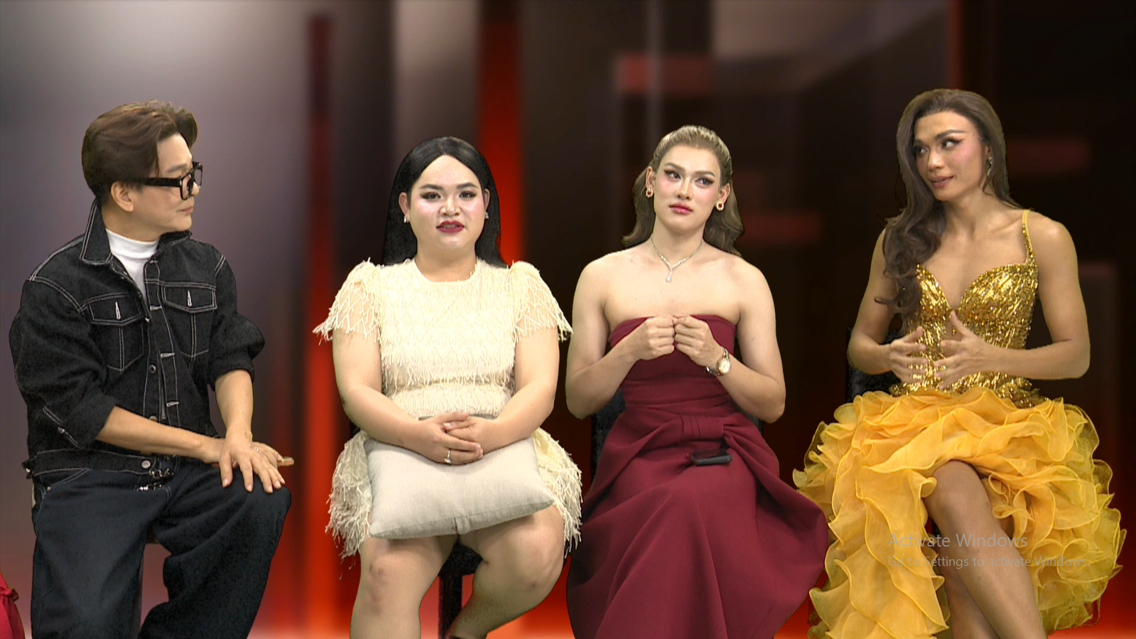 Vũ Hà khiến dàn diễn viên Đảo hoa hậu 'cứng người' vì câu hỏi hóc búa - Ảnh 1.