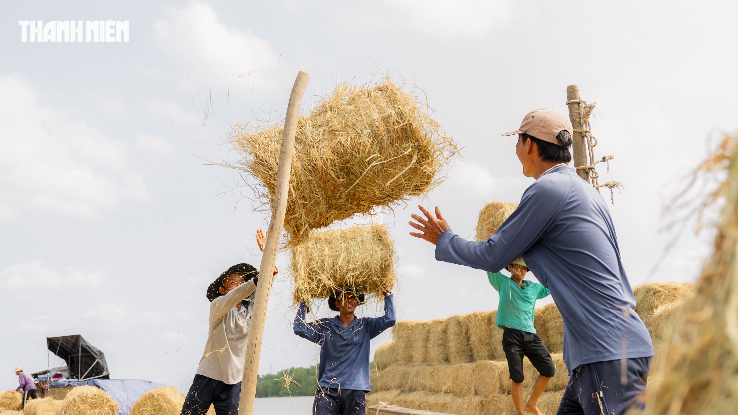 Chợ rơm cuộn Ba Lai: Nơi giao thương Nhộn nhịp v&agrave; Nụ cười Giữa nắng h&egrave; - Ảnh 11.