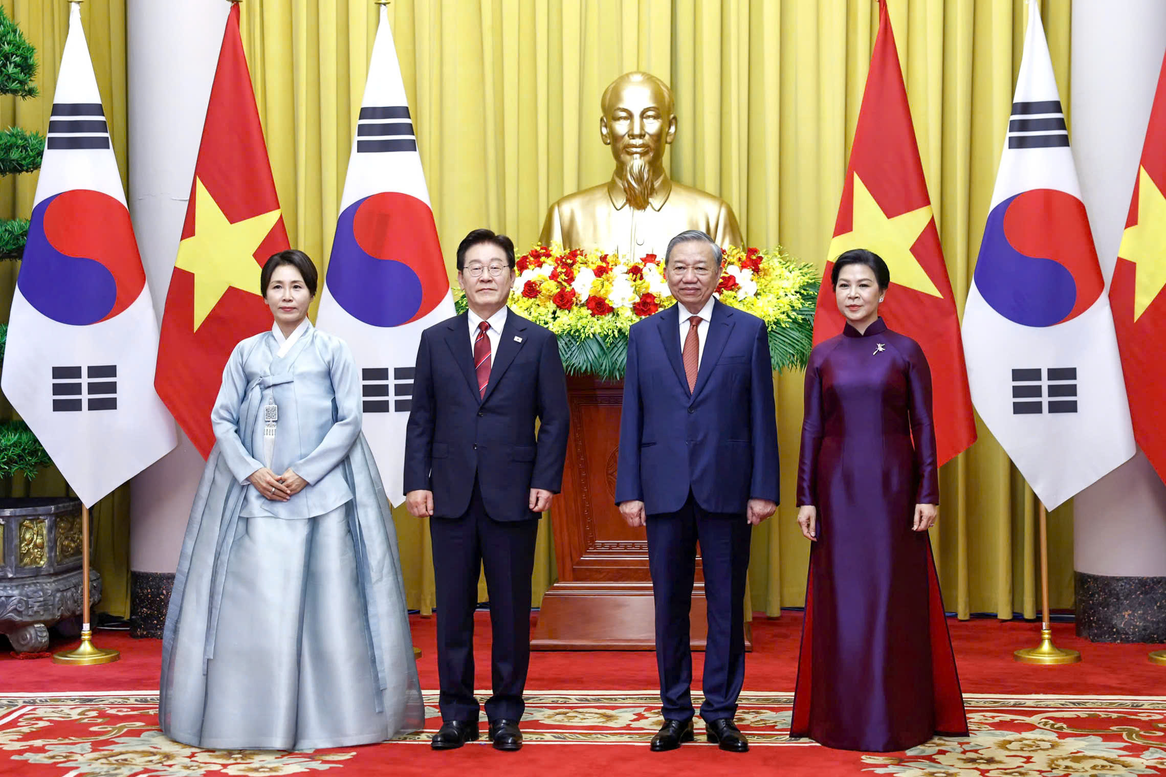 Tổng B&iacute; thư, Chủ tịch nước T&ocirc; L&acirc;m chủ tr&igrave; lễ đ&oacute;n Tổng thống H&agrave;n Quốc- Ảnh 7.