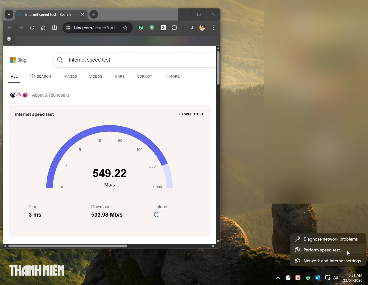 Microsoft chính thức cho đo tốc độ mạng chỉ với một cú click trên Windows 11 - Ảnh 1.